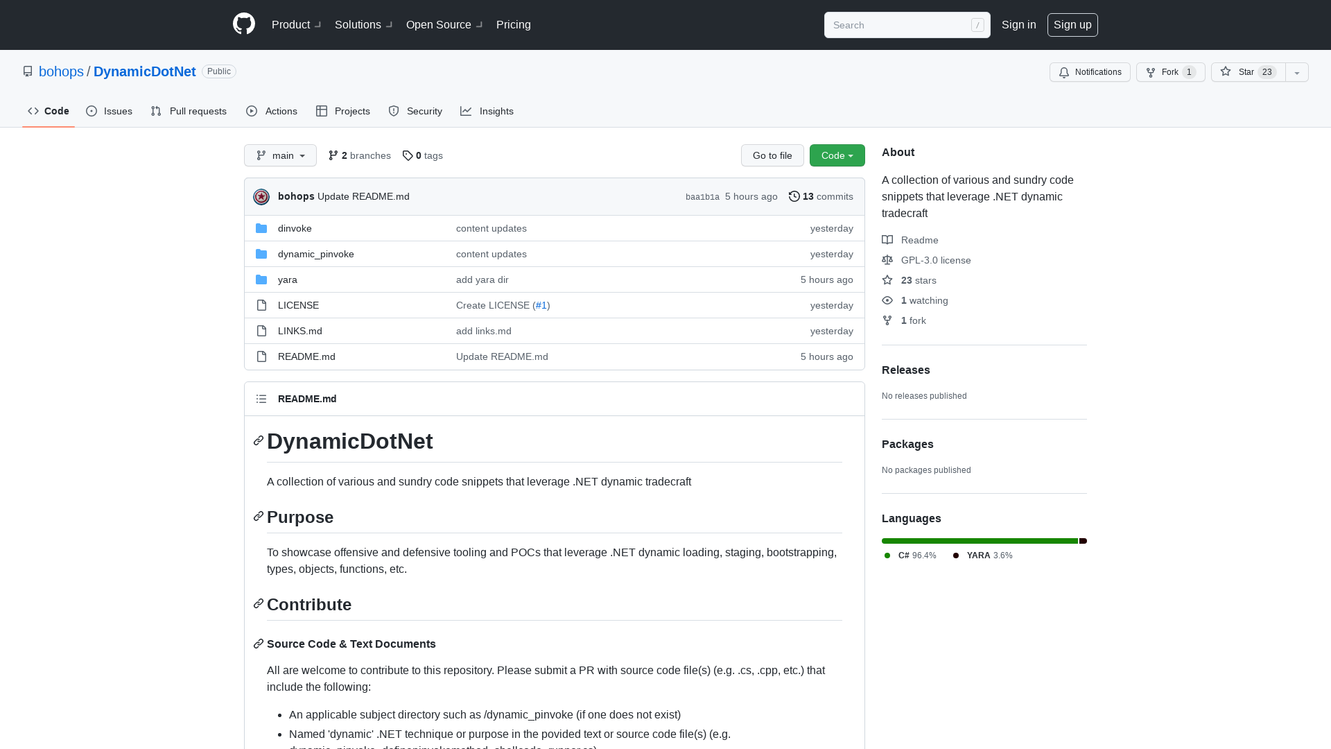 GitHub - bohops/DynamicDotNet: A collection of various and sundry code snippets that leverage .NET dynamic tradecraft