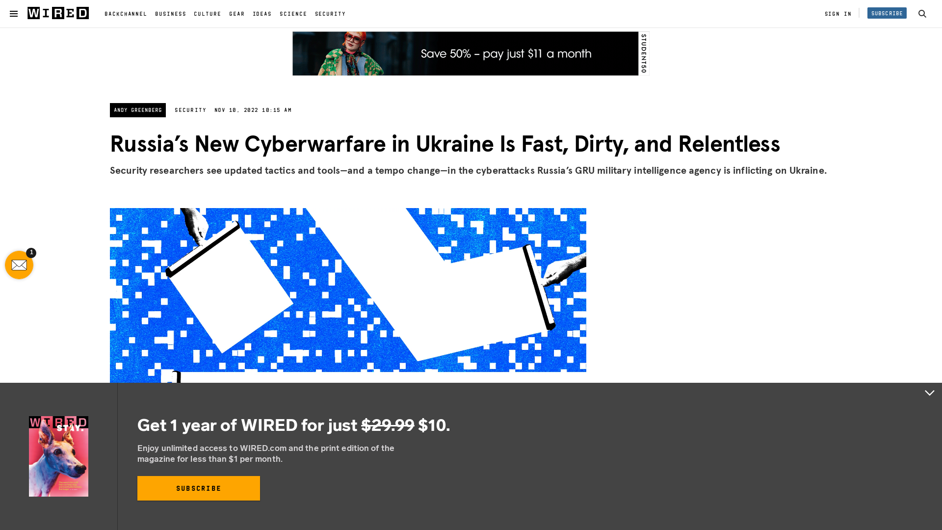 Russia’s New Cyberwarfare in Ukraine Is Fast, Dirty, and Relentless | WIRED