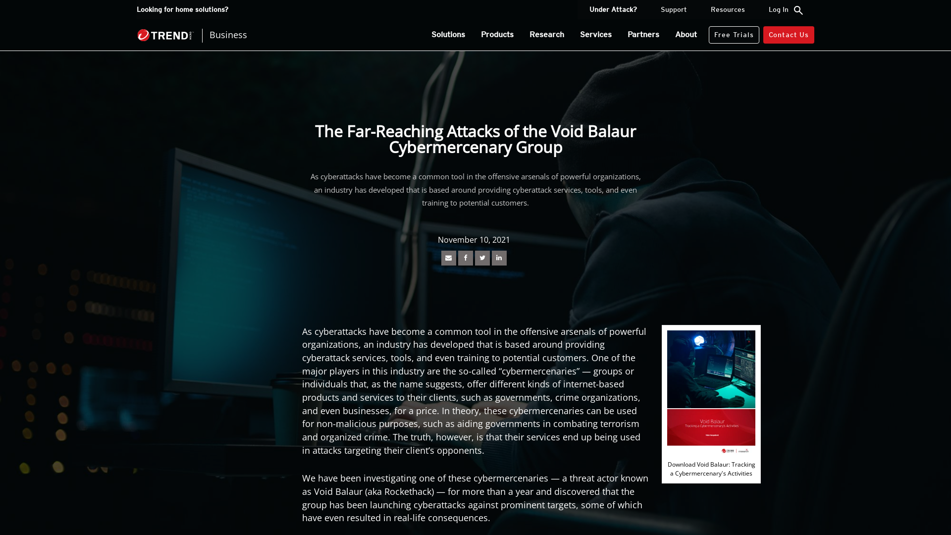 The Far-Reaching Attacks of the Void Balaur Cybermercenary Group - Security News
