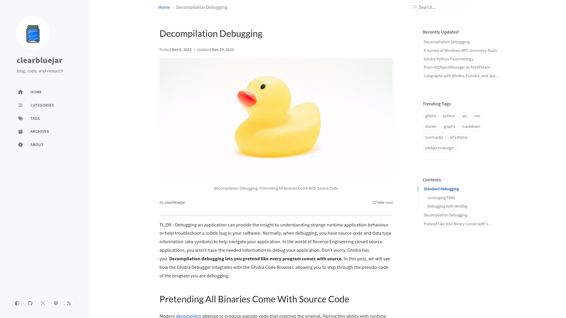 Decompilation Debugging | clearbluejar