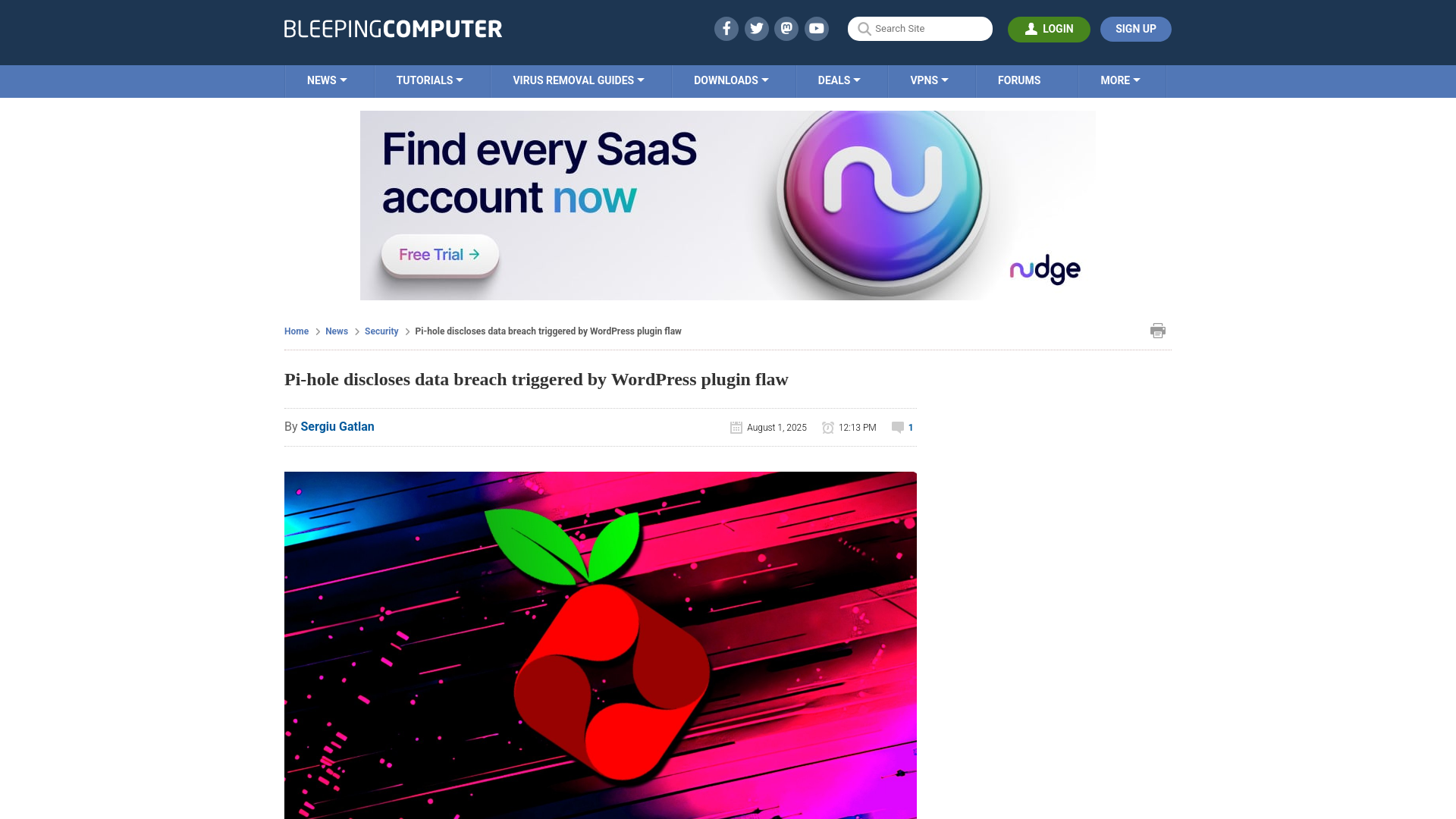 Pi-hole discloses data breach triggered by WordPress plugin flaw