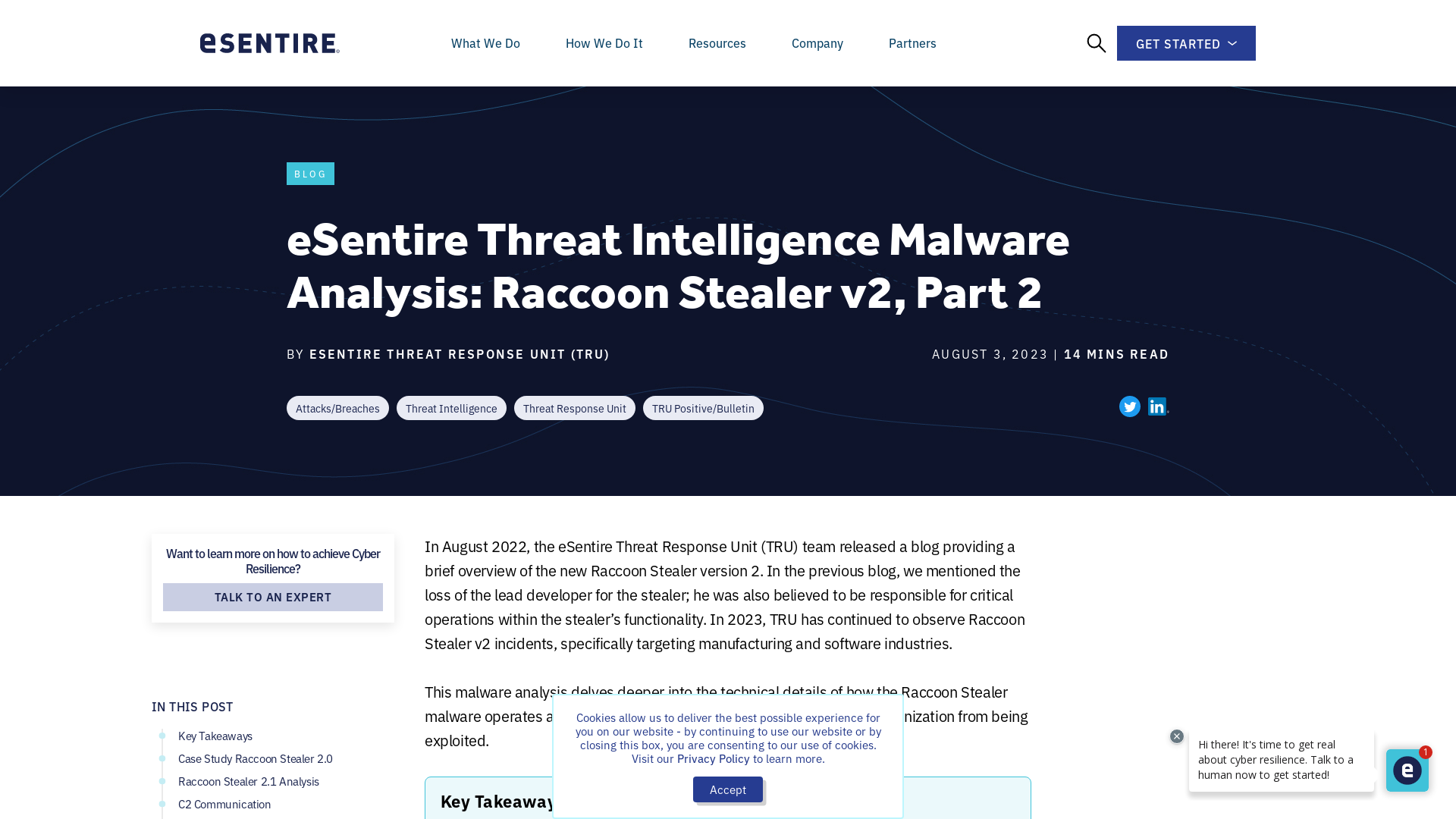 eSentire | eSentire Threat Intelligence Malware Analysis: Raccoon…