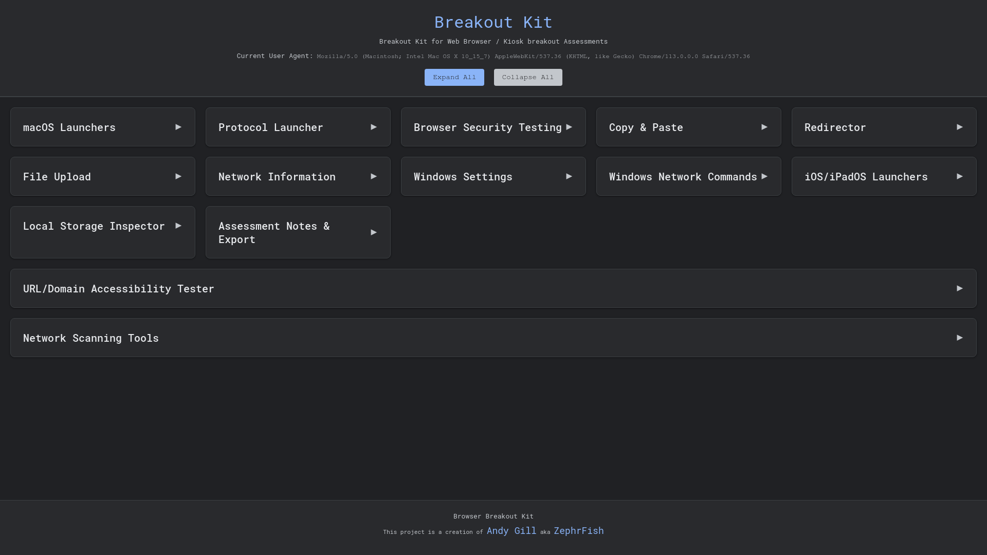 Breakout Kit - @ZephrFish