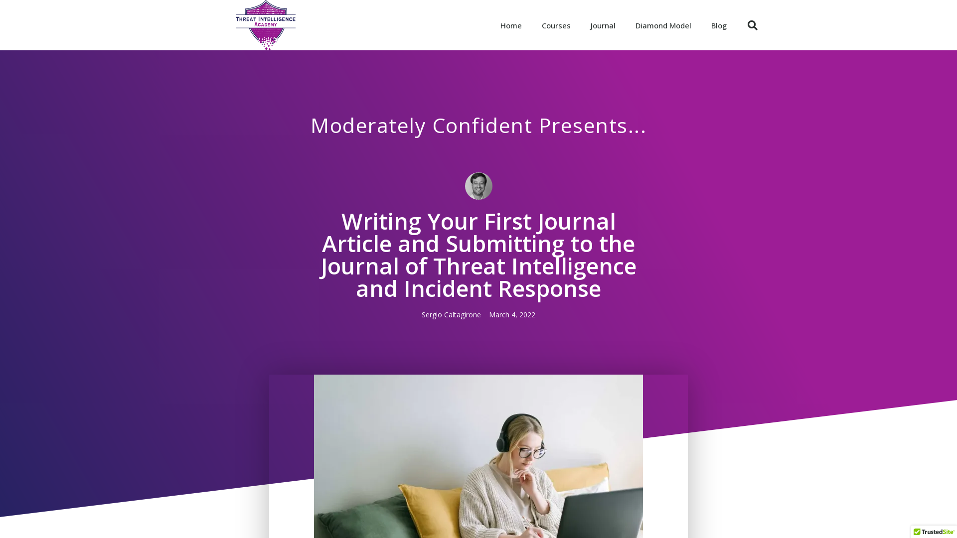 Write Your First Journal Article - Threat Intelligence Academy