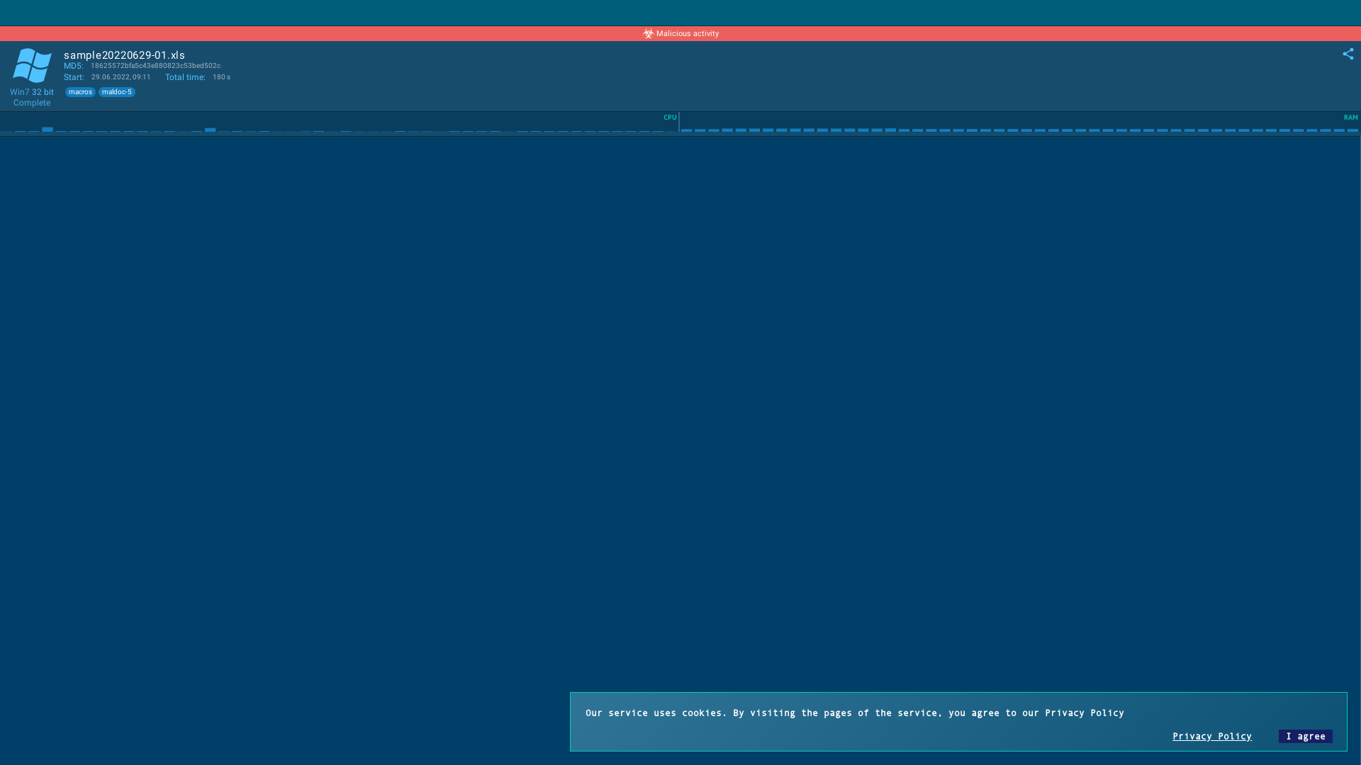 sample20220629-01.xls (MD5: 18625572BFA5C43E880823C53BED502C) - Interactive analysis - ANY.RUN