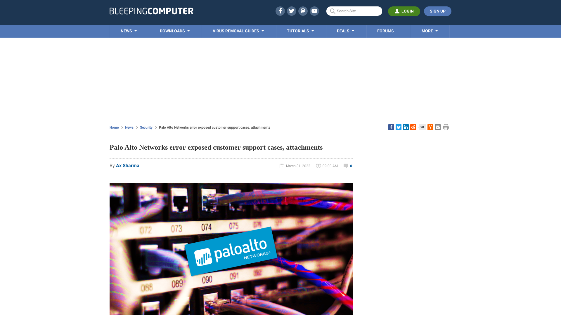 Palo Alto Networks error exposed customer support cases, attachments