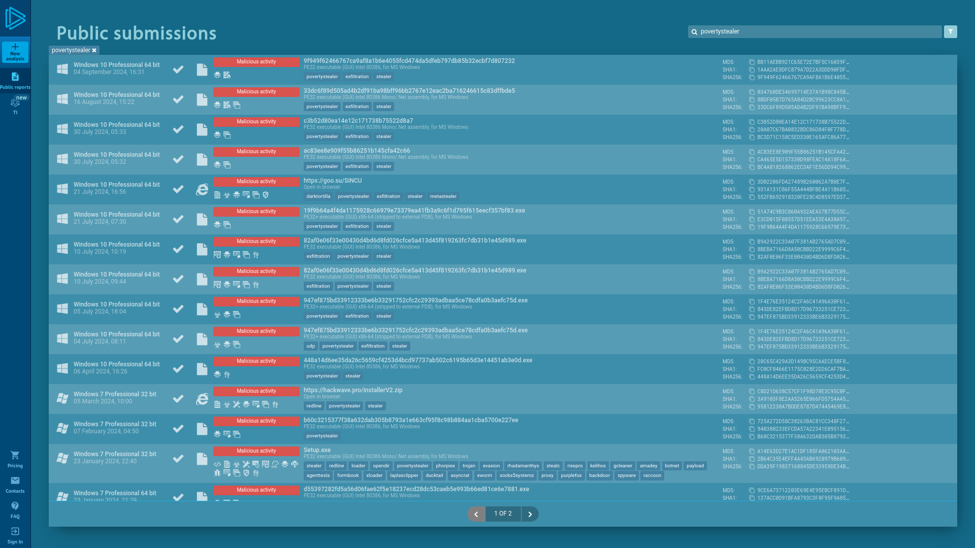 Malware Reports - Online Malware Analysis Sandbox