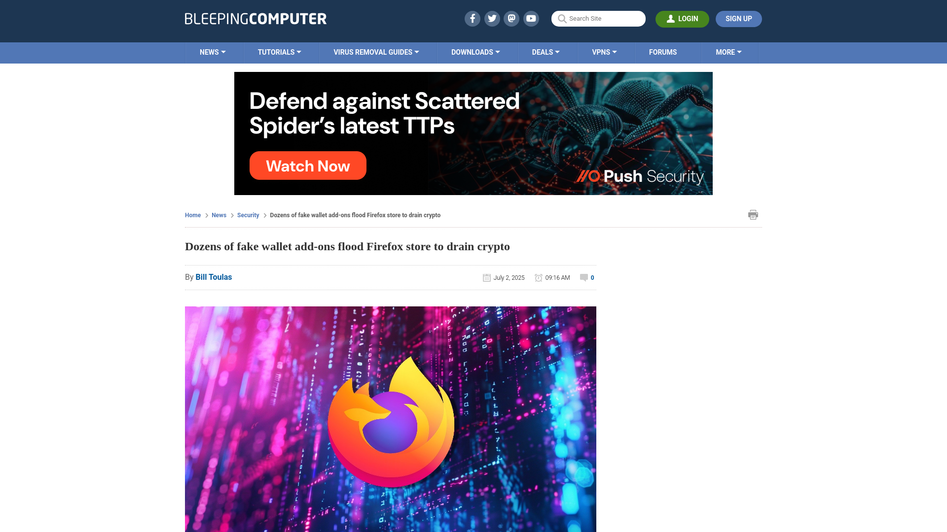 Dozens of fake wallet add-ons flood Firefox store to drain crypto