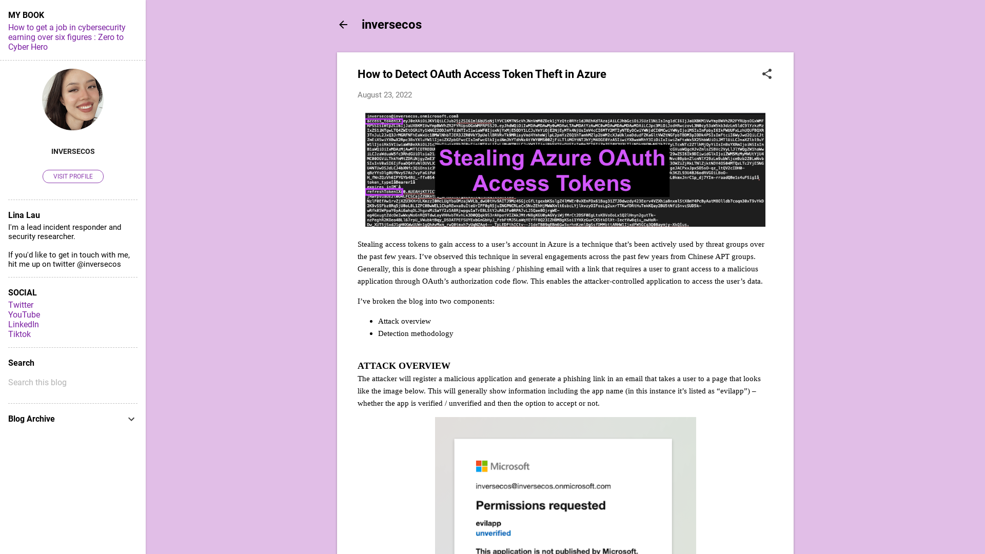 How to Detect OAuth Access Token Theft in Azure