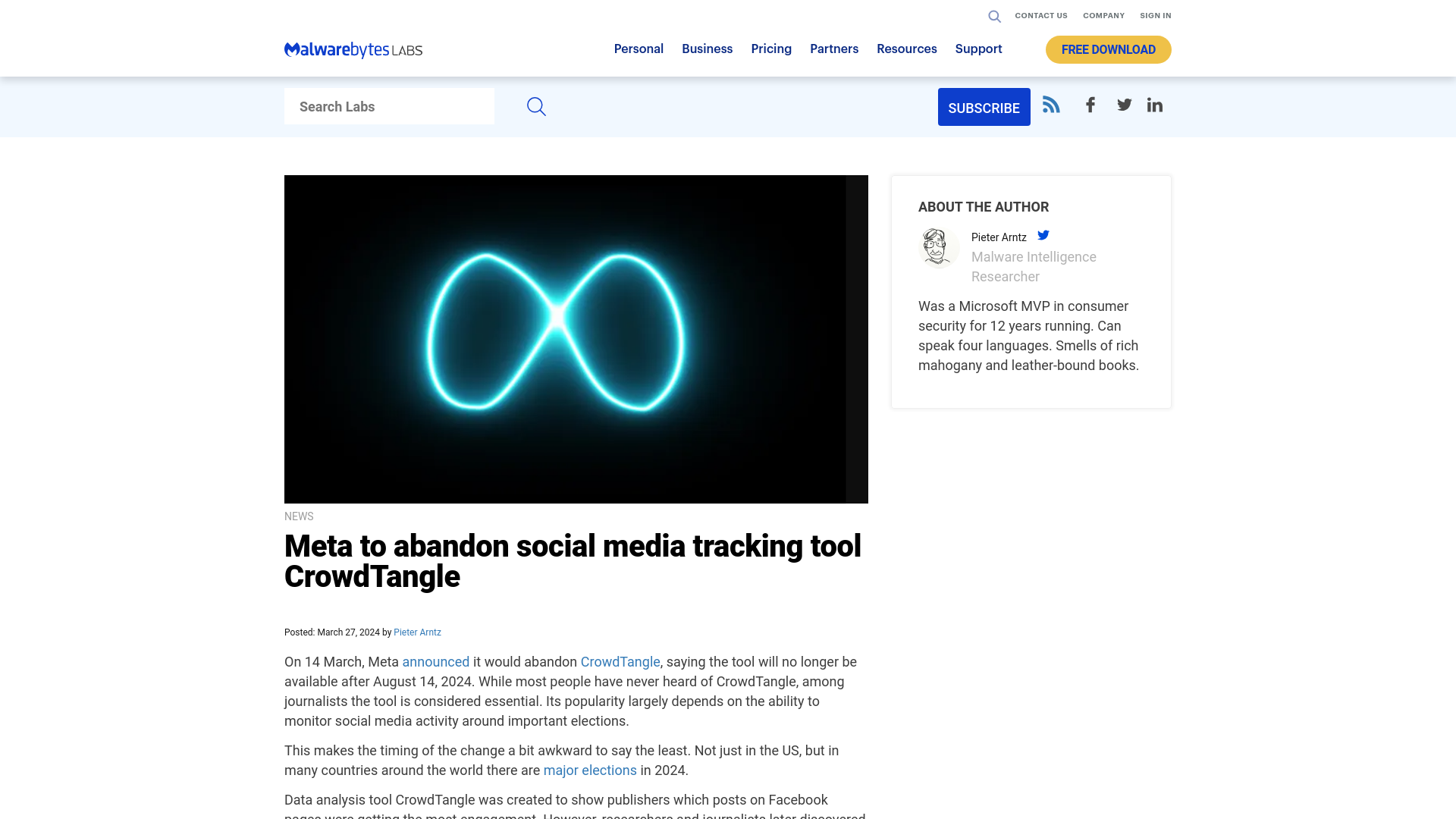 Meta to abandon social media tracking tool CrowdTangle | Malwarebytes