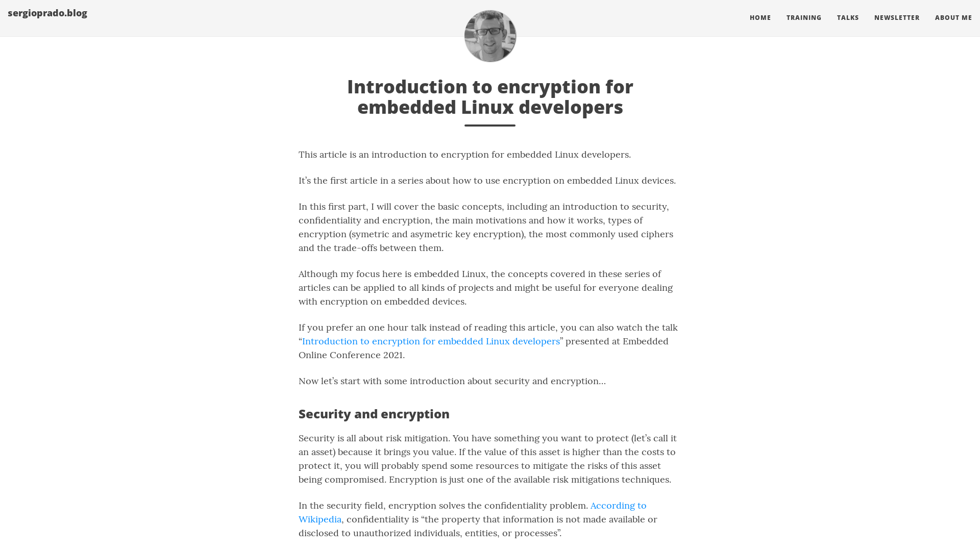 Introduction to encryption for embedded Linux developers - sergioprado.blog