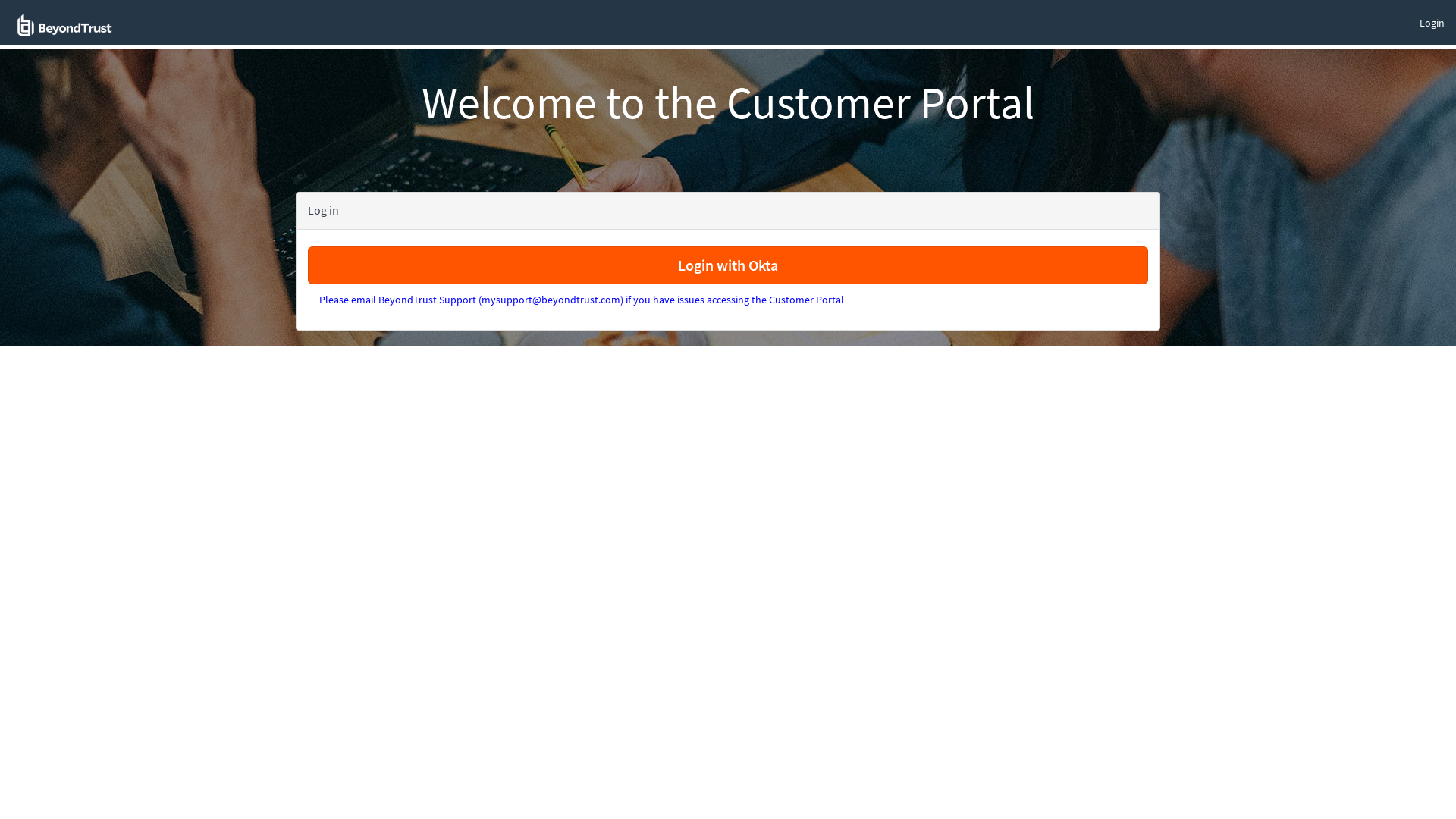 Copy of CSM Login Okta - Customer Support