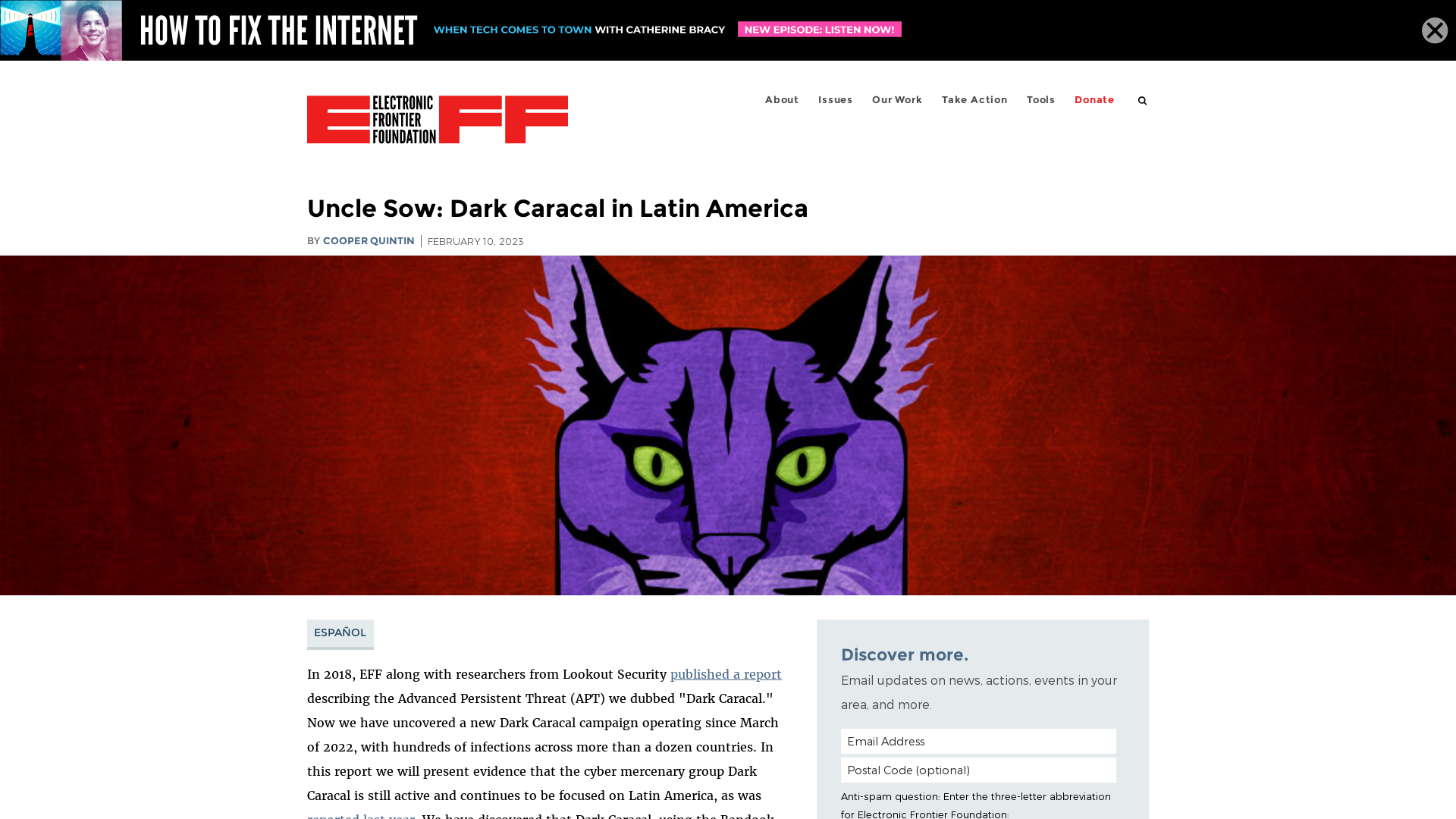 Uncle Sow: Dark Caracal in Latin America | Electronic Frontier Foundation