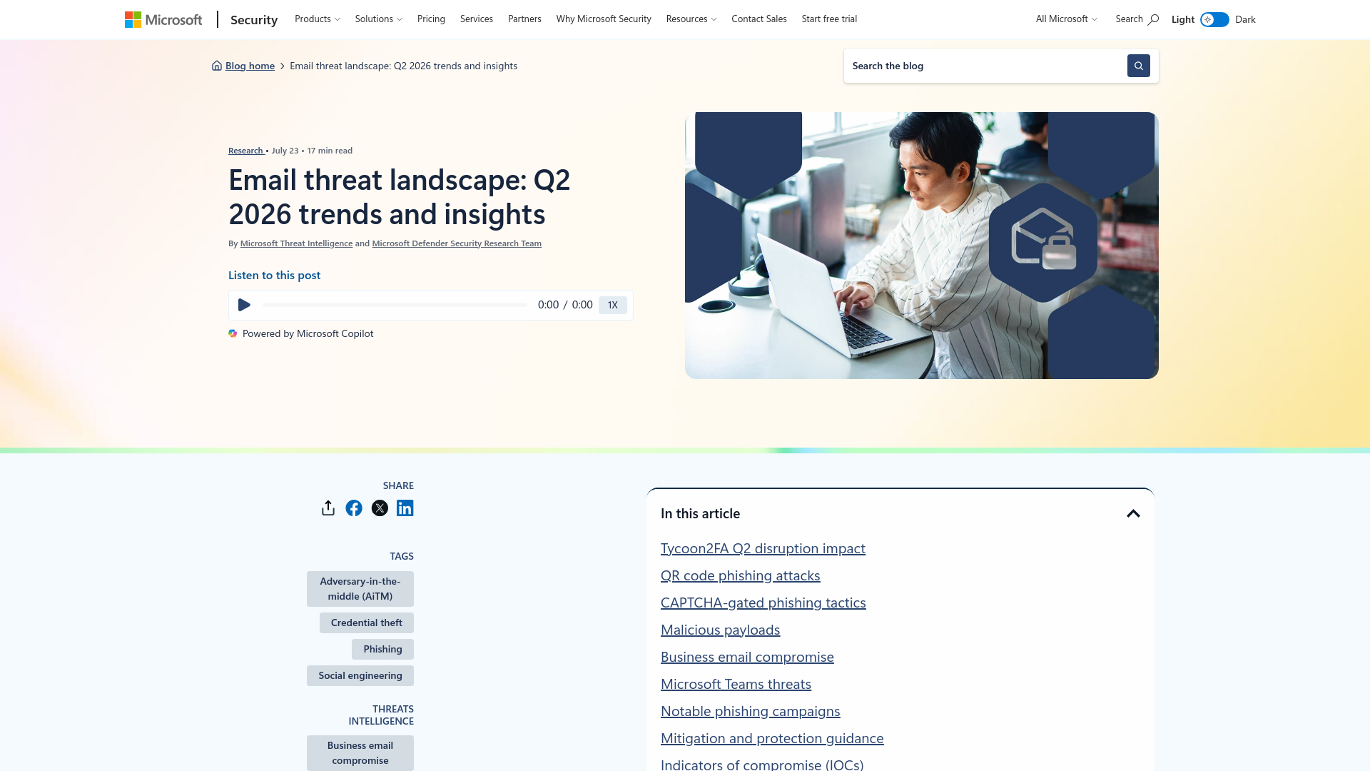 Email threat landscape: Q2 2026 trends and insights | Microsoft Security Blog
