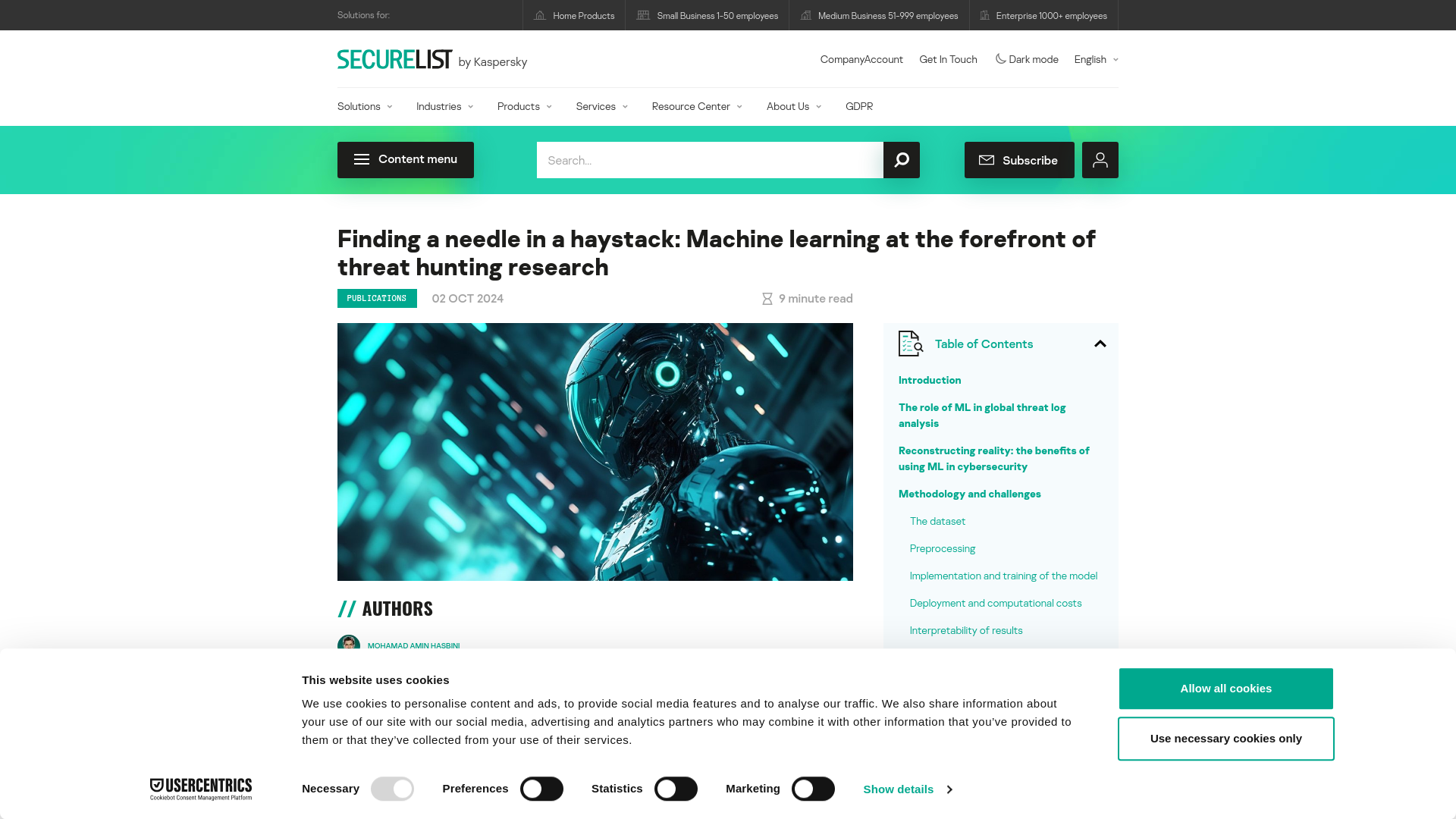 How machine learning helps us hunt threats | Securelist