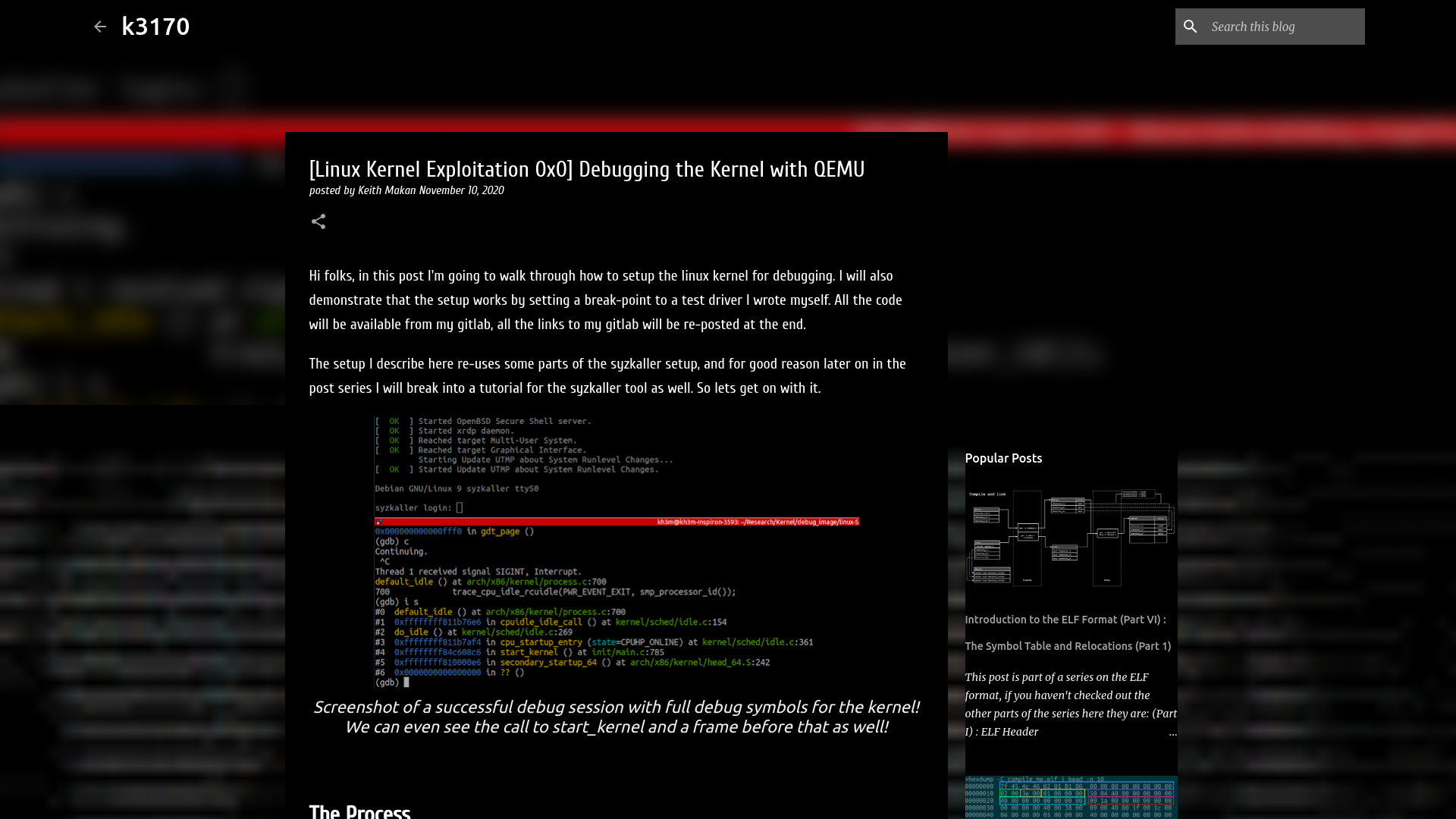 [Linux Kernel Exploitation 0x0] Debugging the Kernel with QEMU