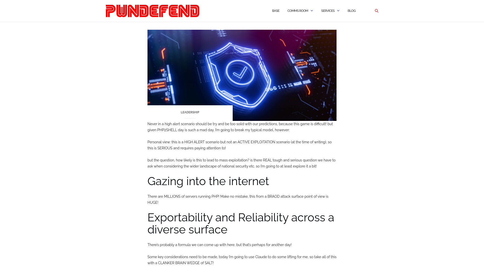 How likely is successful mass exploitation of PHP2SHELL? – PwnDefend