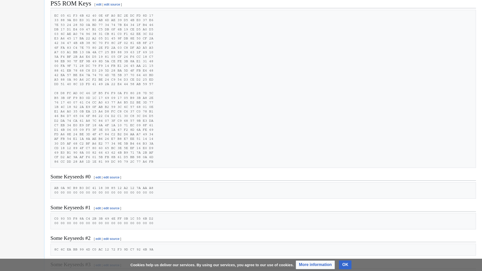 Keys - PS5 Developer wiki