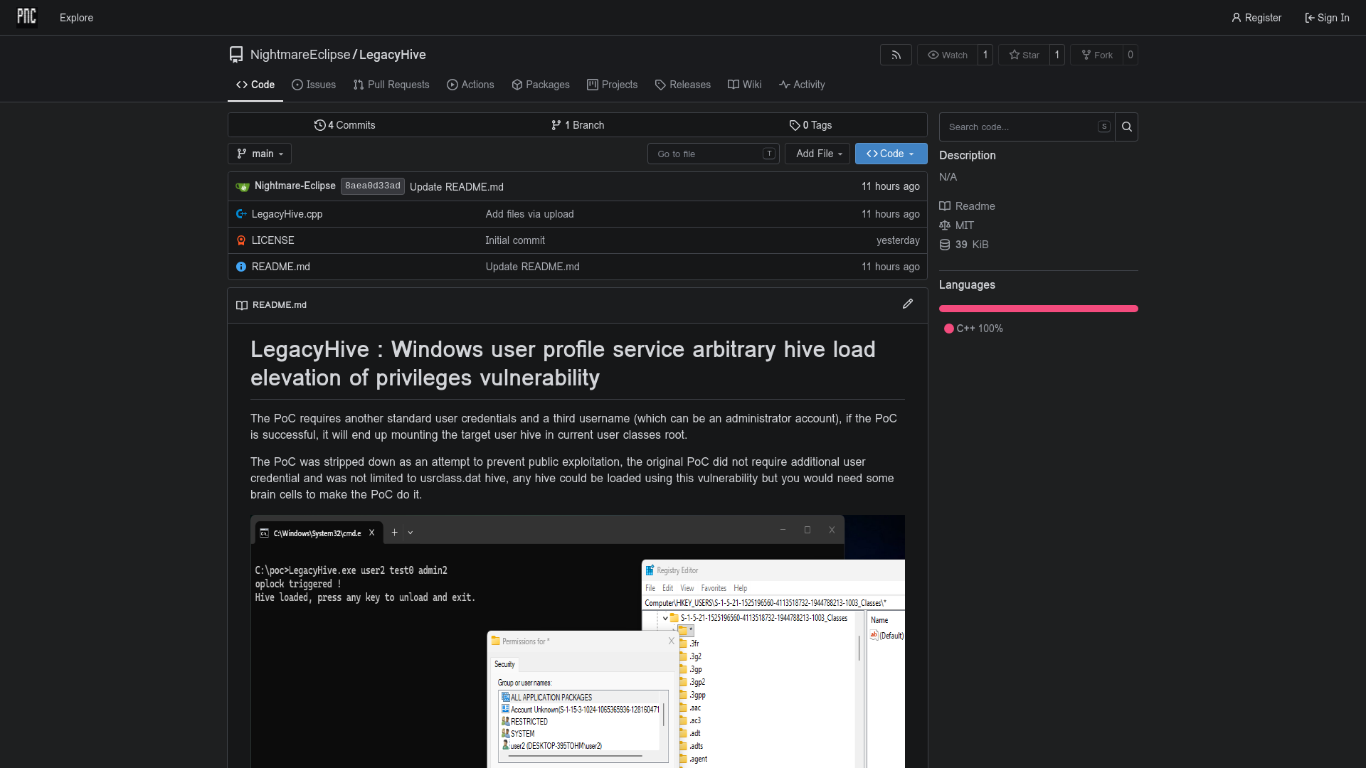 NightmareEclipse/LegacyHive: N/A - LegacyHive - Project NightCrawler