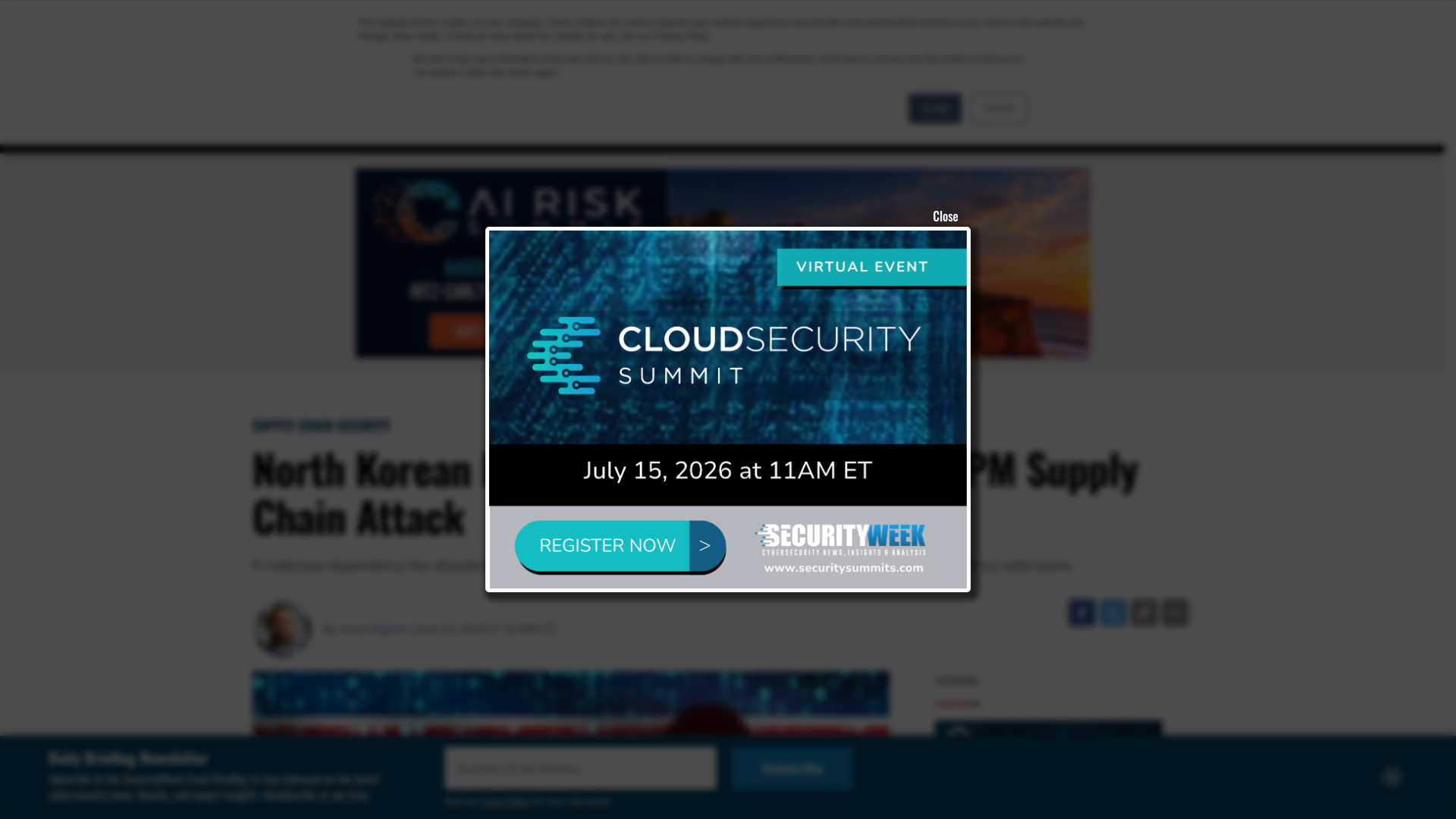 North Korean Hackers Blamed for Mastra NPM Supply Chain Attack - SecurityWeek