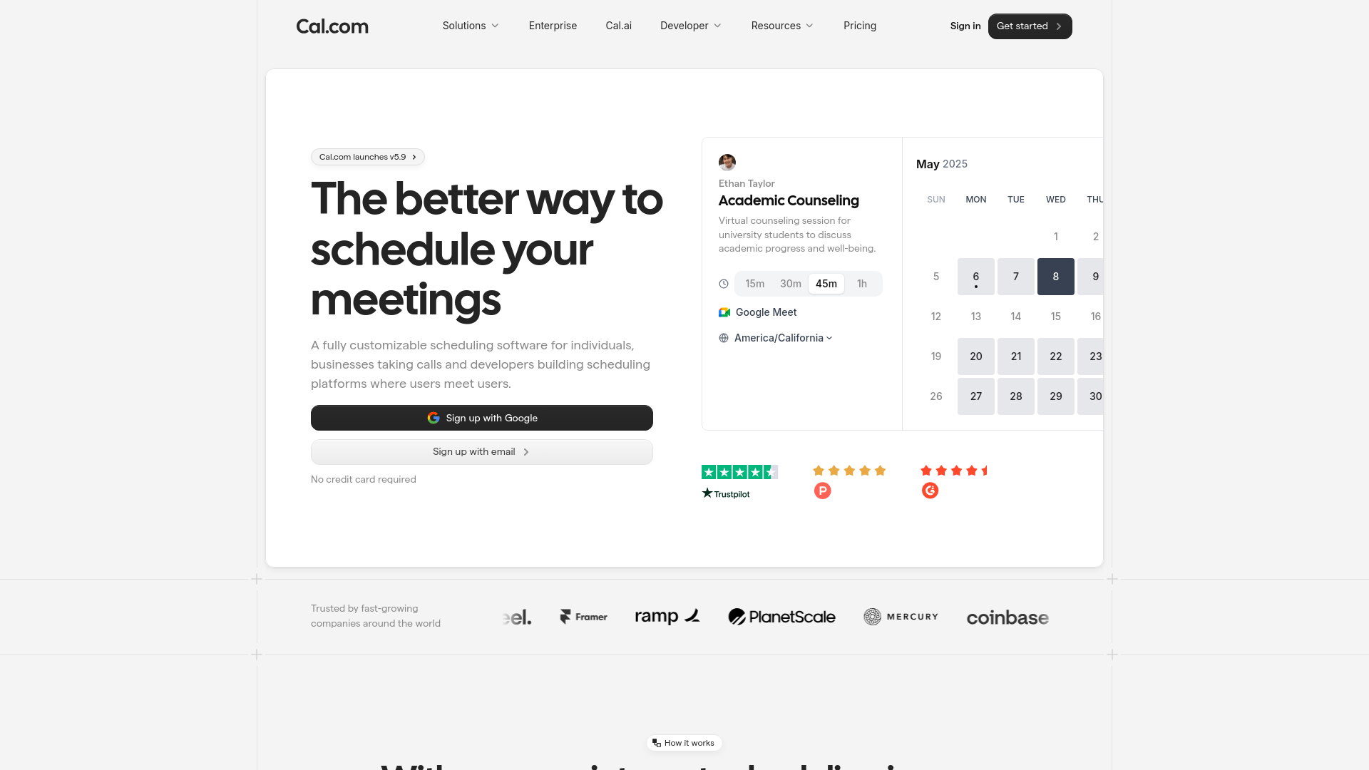 Cal.com | Open Scheduling Infrastructure