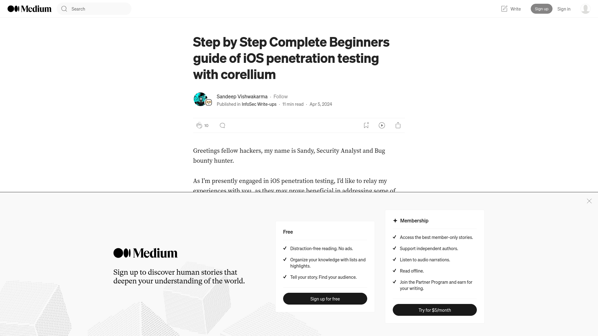 Step by Step Complete Beginners guide of iOS penetration testing with corellium | by Sandeep Vishwakarma | Apr, 2024 | InfoSec Write-ups