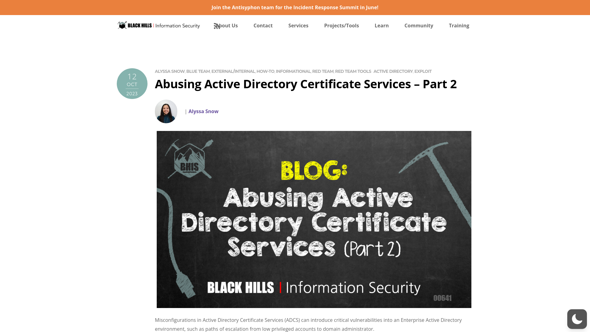 Abusing Active Directory Certificate Services – Part 2 - Black Hills Information Security