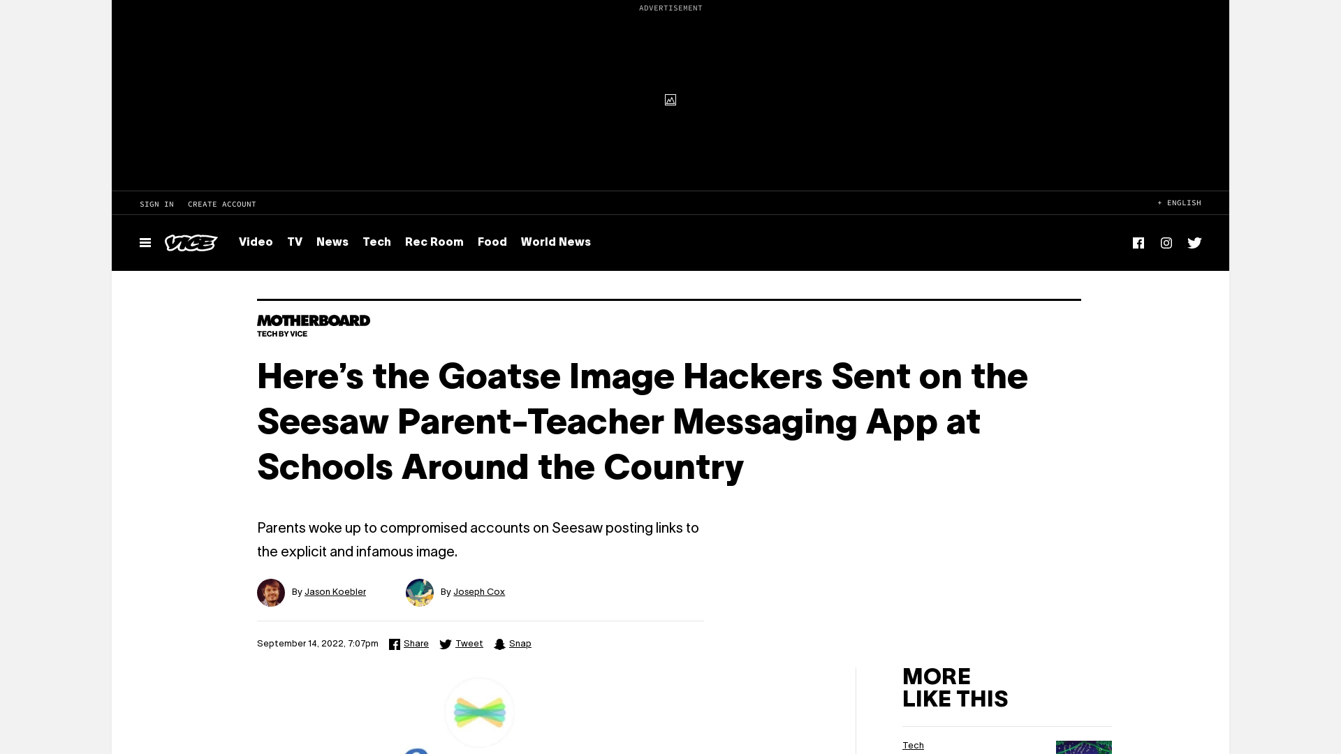 Here’s the Goatse Image Hackers Sent on the Seesaw Parent-Teacher Messaging App at Schools Around the Country