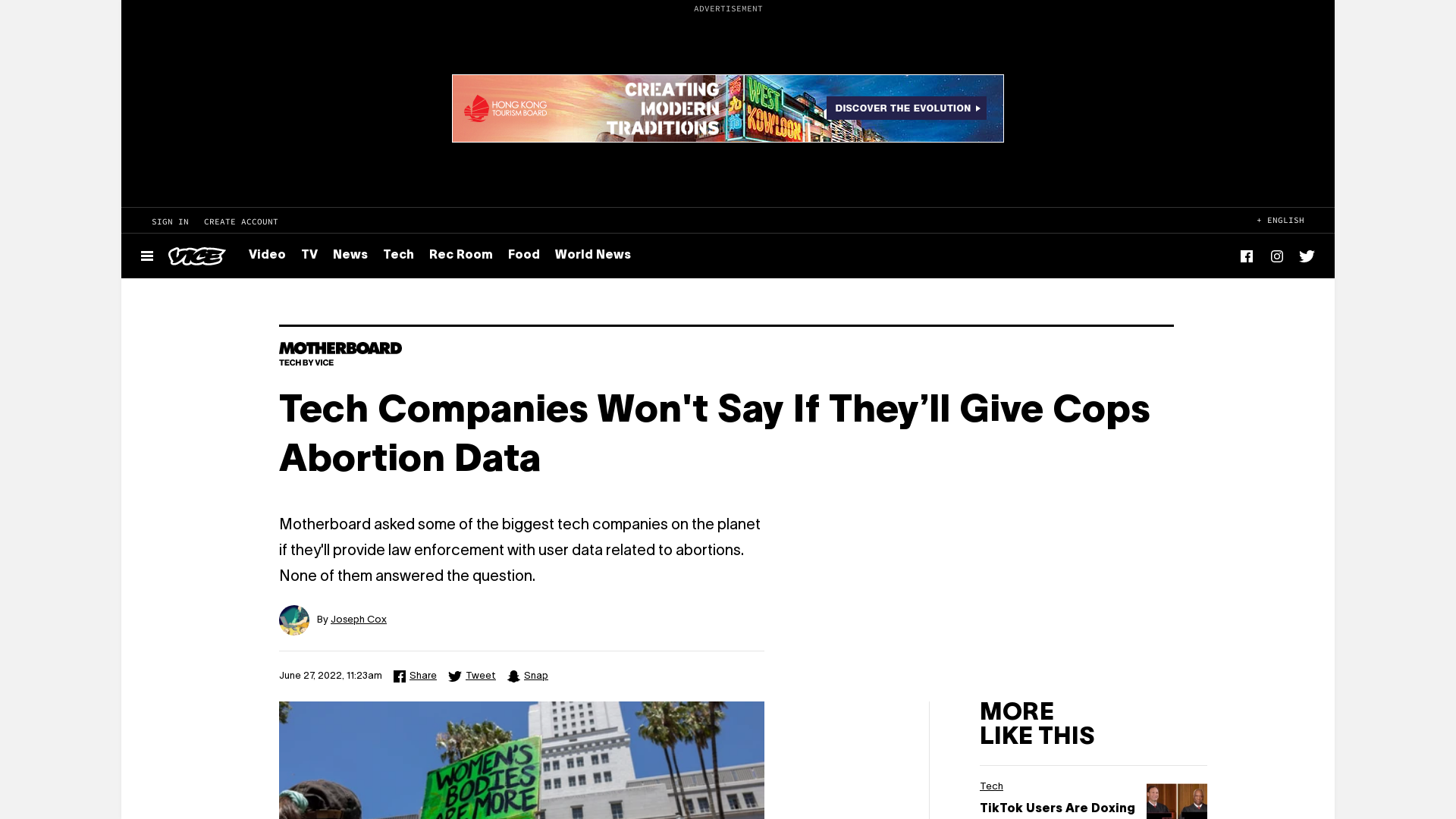 Tech Companies Won't Say If They’ll Give Cops Abortion Data