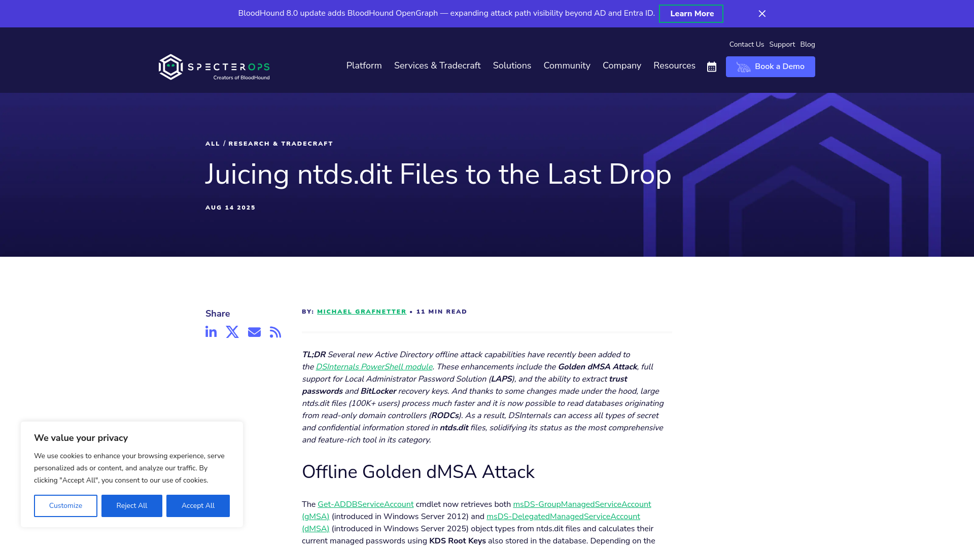Juicing ntds.dit Files to the Last Drop - SpecterOps