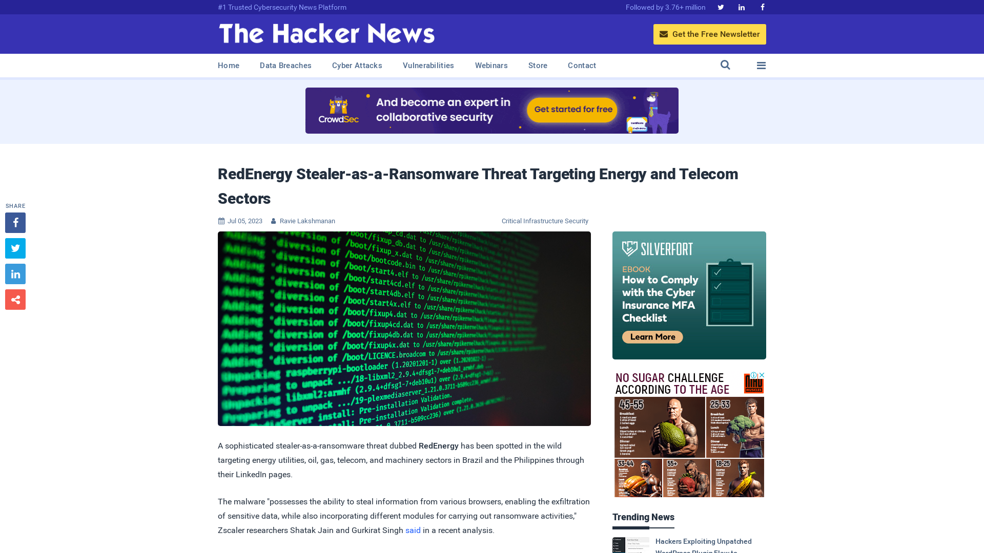 RedEnergy Stealer-as-a-Ransomware Threat Targeting Energy and Telecom Sectors