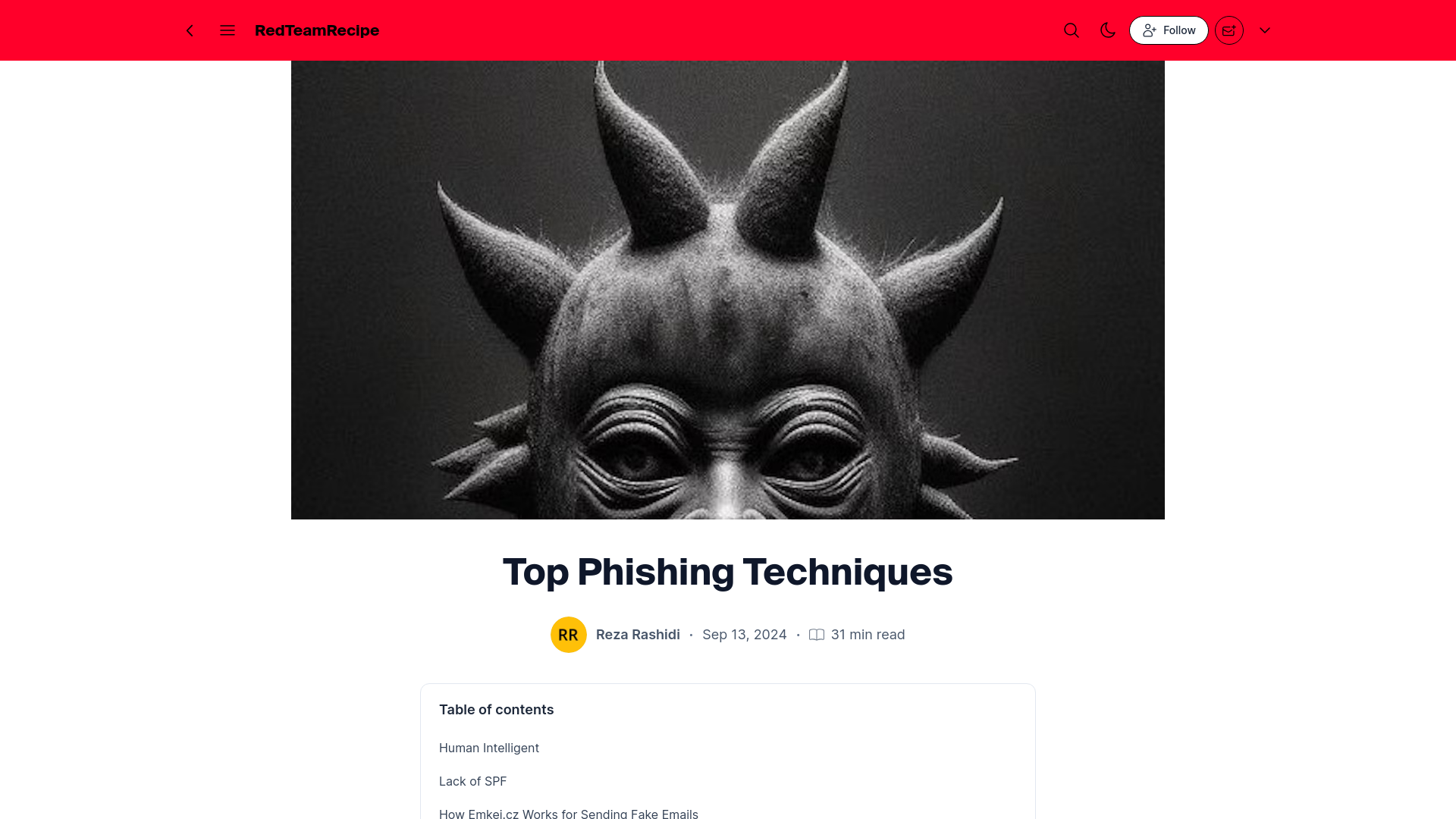 Top Phishing Techniques