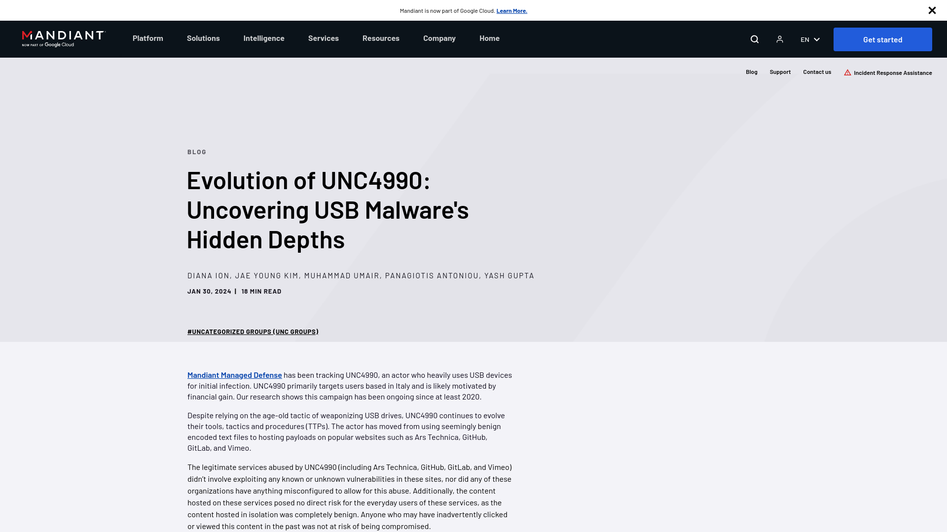 Evolution of UNC4990: Uncovering USB Malware's Hidden Depths | Mandiant