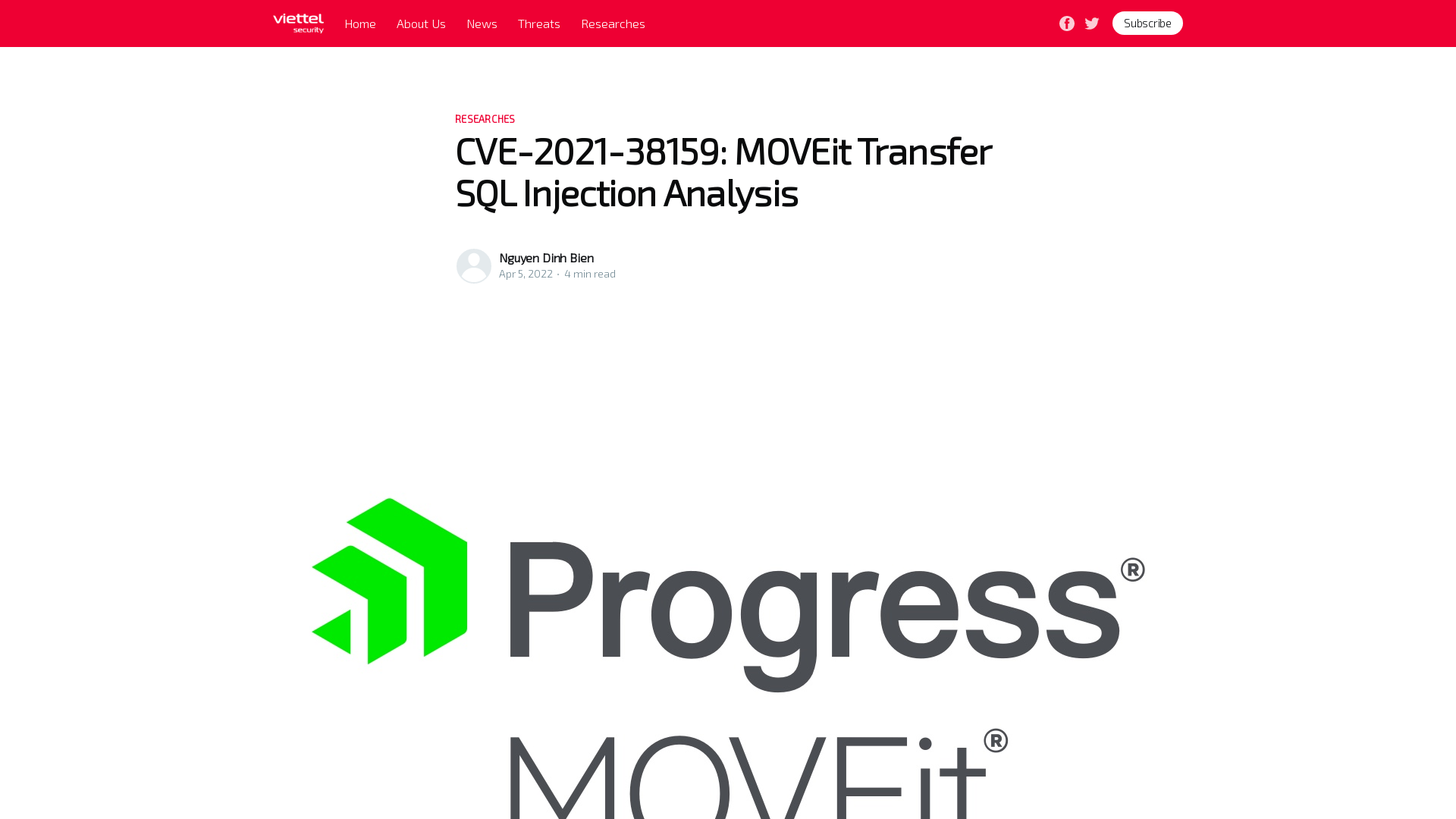 CVE-2021-38159: MOVEit Transfer SQL Injection Analysis