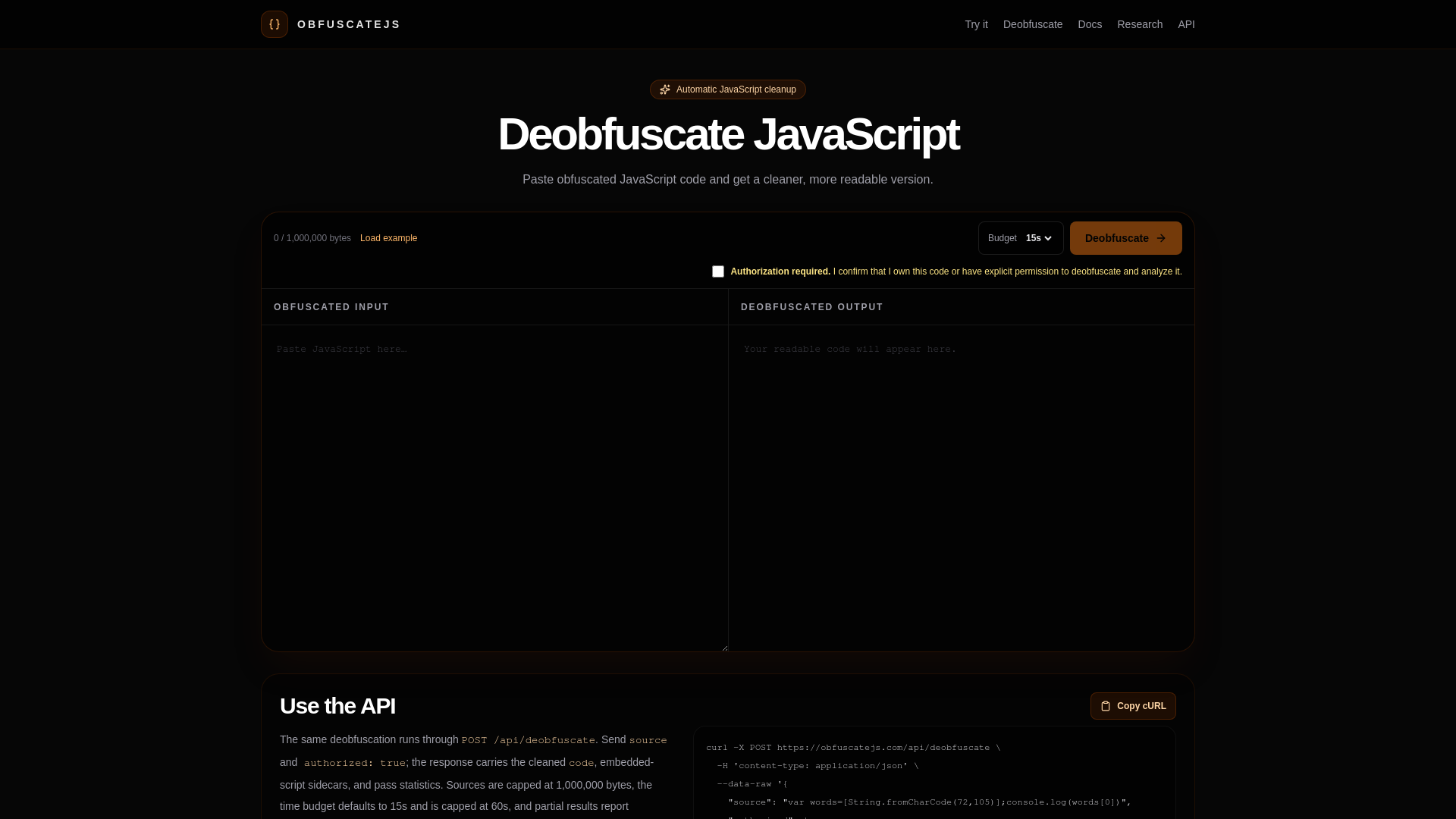 JavaScript Deobfuscator | ObfuscateJS