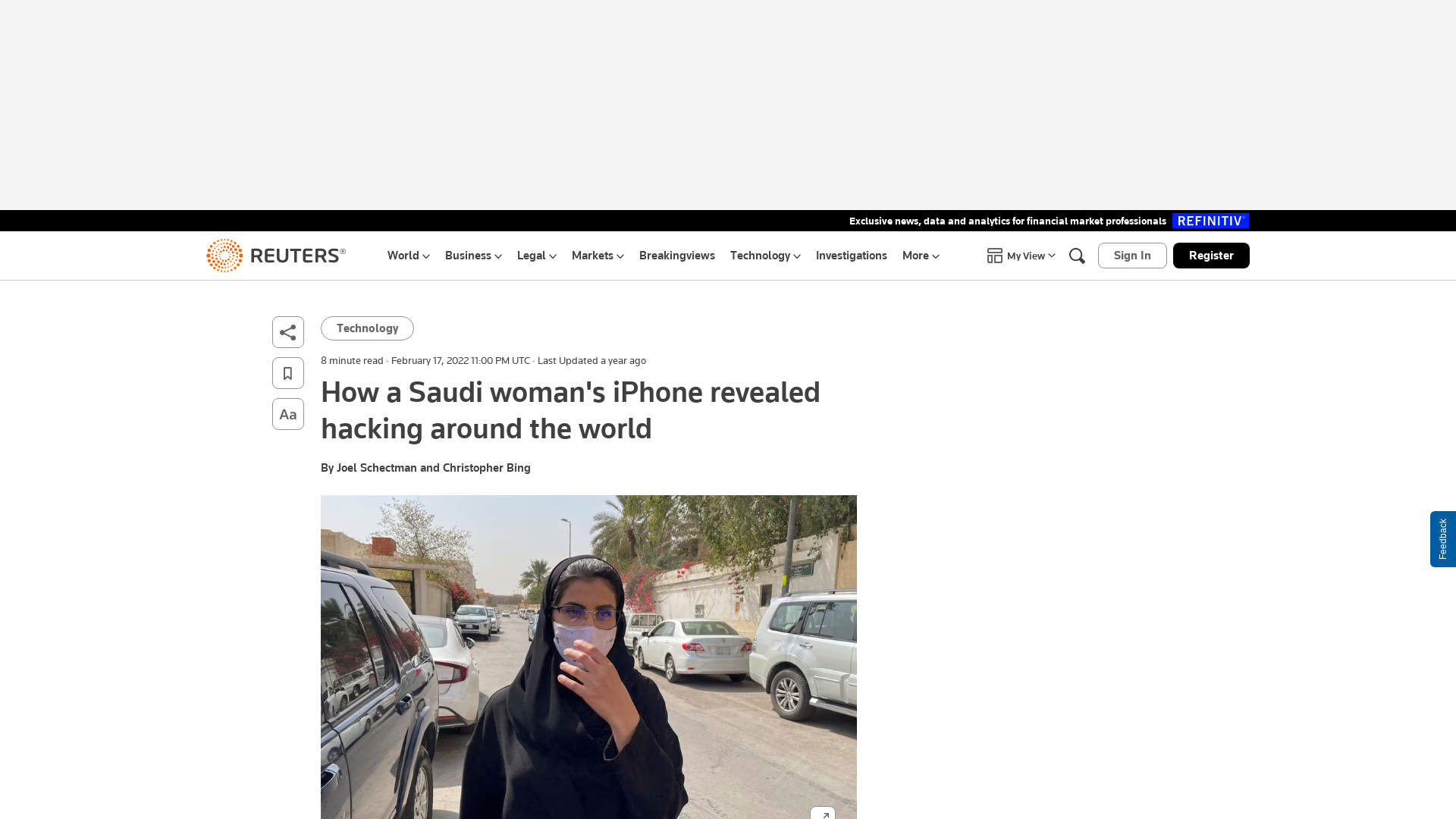 How a Saudi woman's iPhone revealed hacking around the world | Reuters