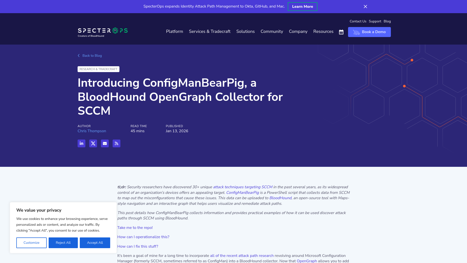 Introducing ConfigManBearPig, a BloodHound OpenGraph Collector for SCCM - SpecterOps