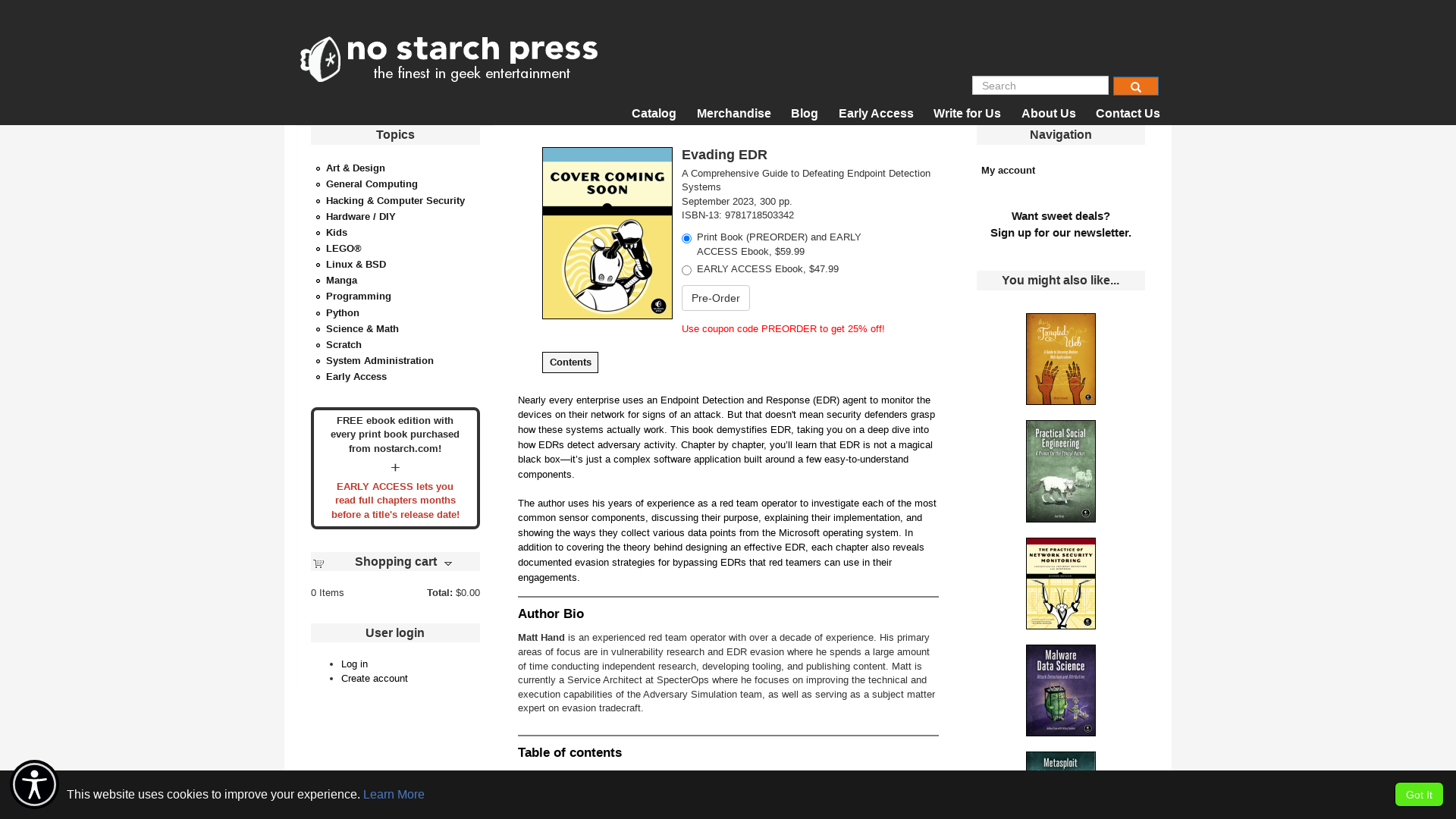 Evading EDR | No Starch Press