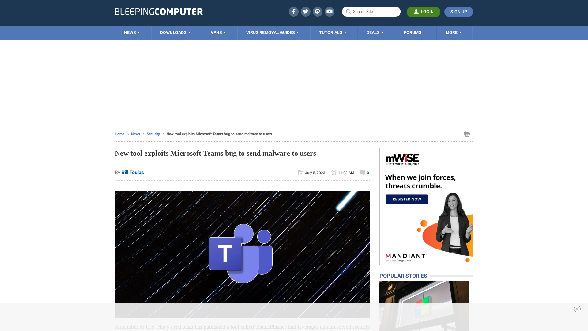 New tool exploits Microsoft Teams bug to send malware to users