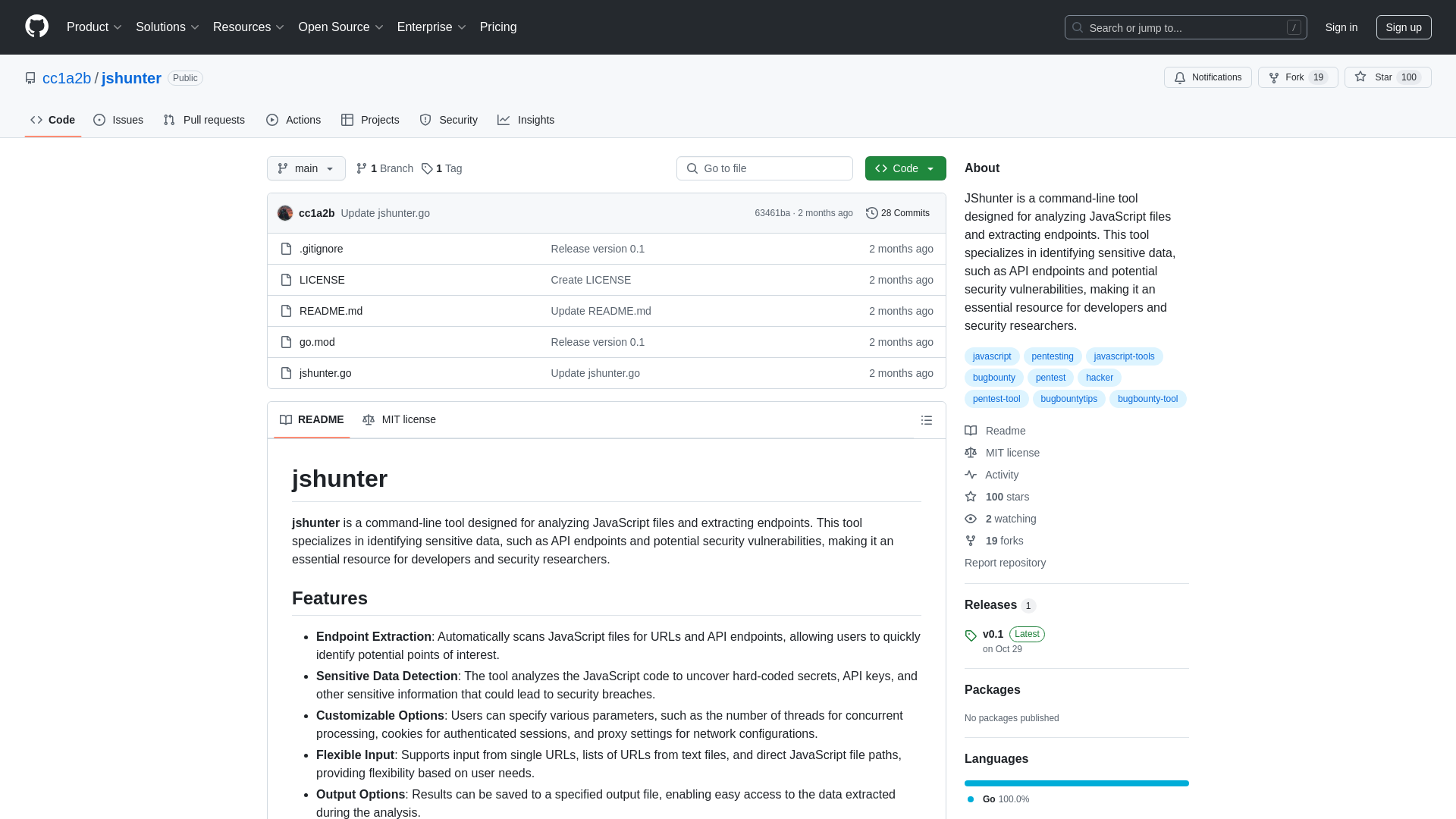 GitHub - cc1a2b/jshunter: JShunter is a command-line tool designed for analyzing JavaScript files and extracting endpoints. This tool specializes in identifying sensitive data, such as API endpoints and potential security vulnerabilities, making it an essential resource for developers and security researchers.