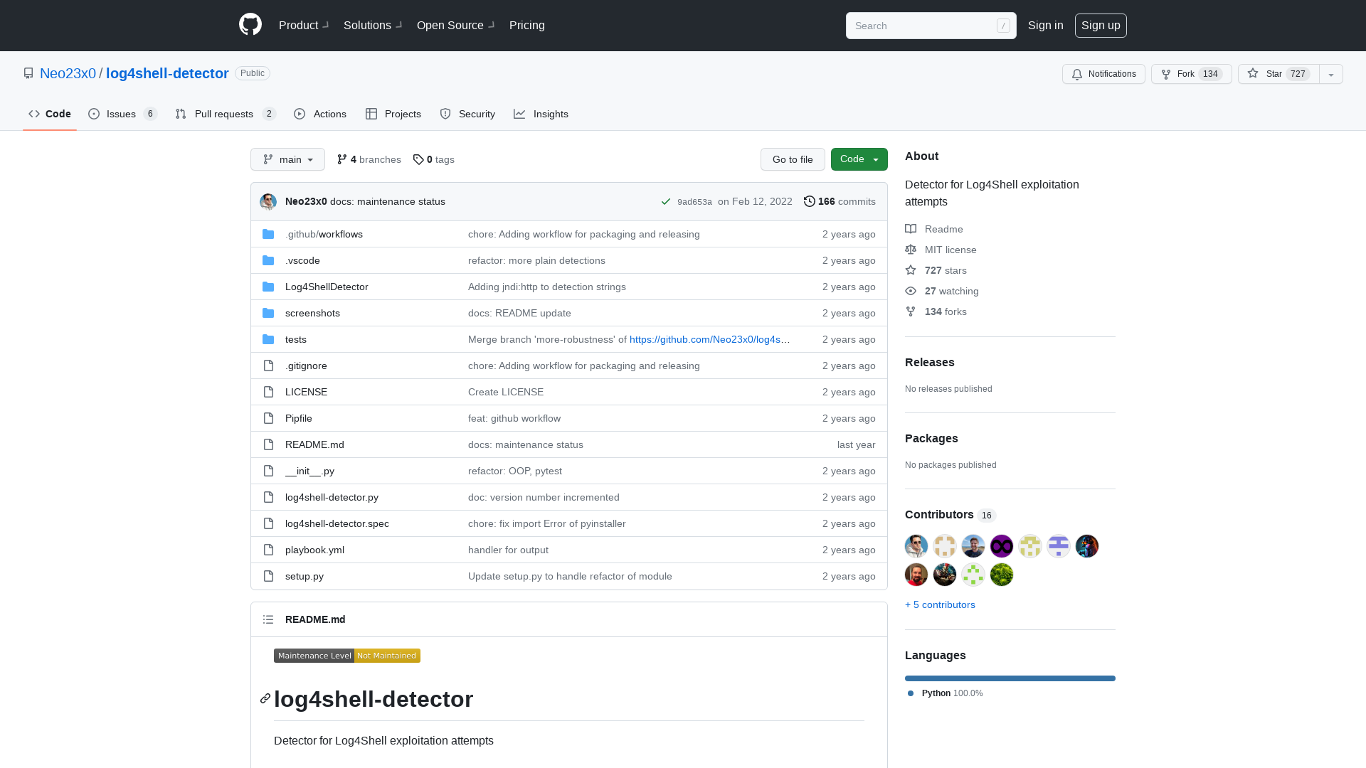 GitHub - Neo23x0/log4shell-detector: Detector for Log4Shell exploitation attempts