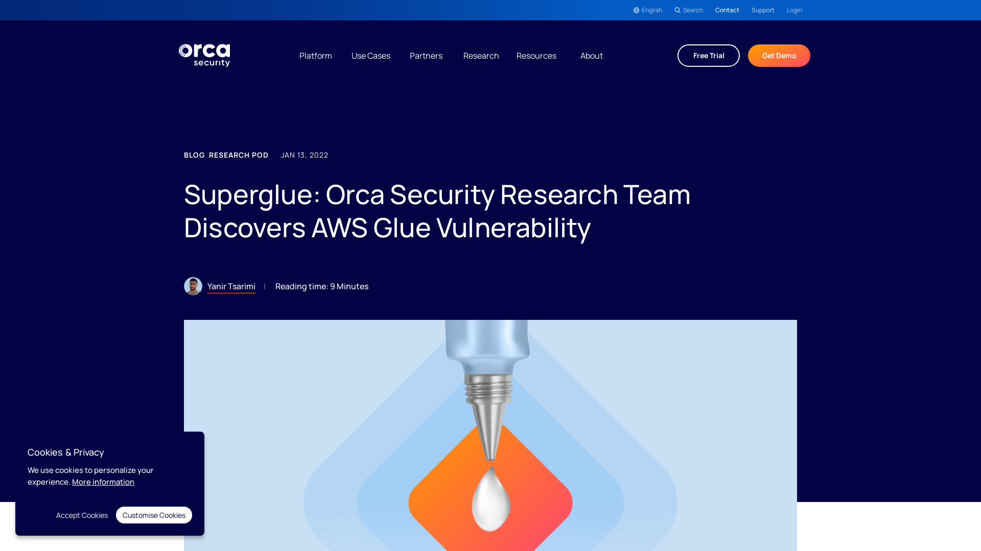 Superglue: AWS Glue Vulnerability | Orca Research Pod