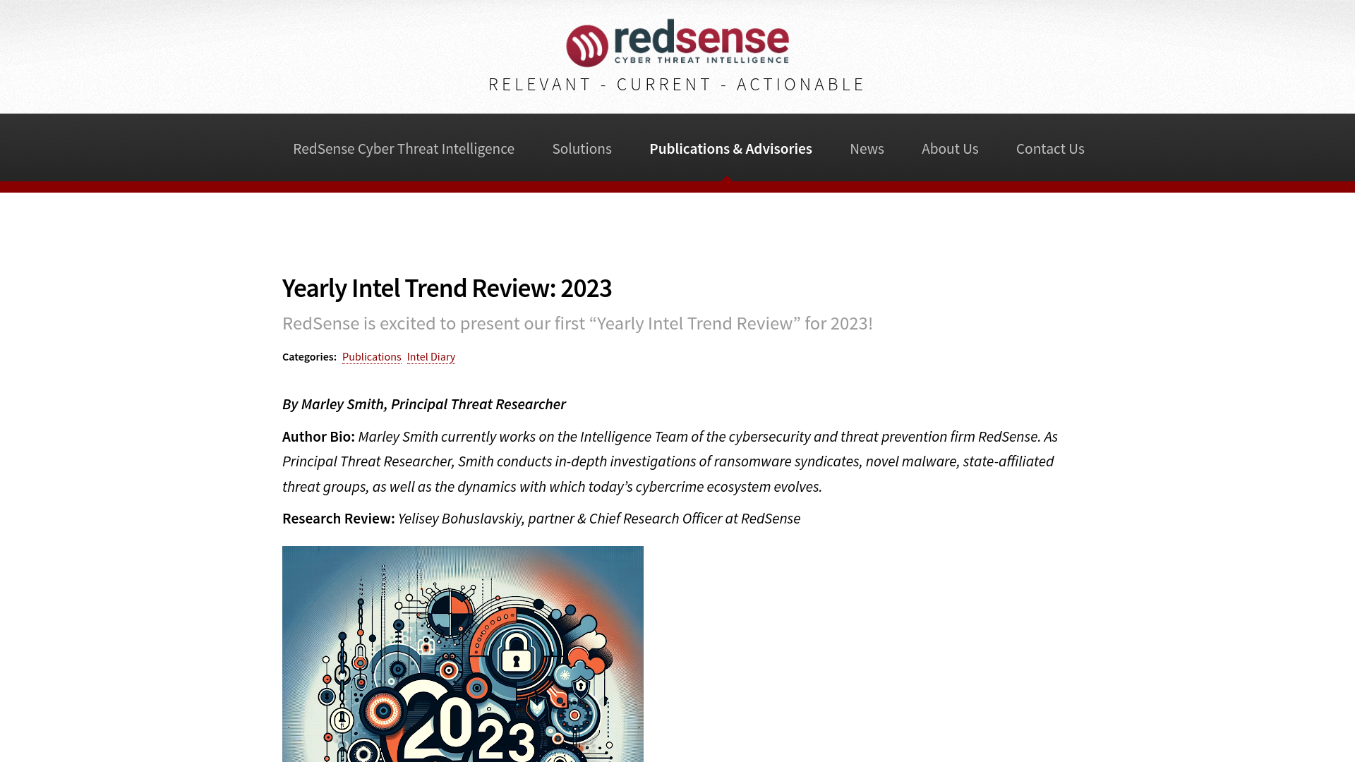 Yearly Intel Trend Review: 2023 | RedSense Cyber Threat Intelligence