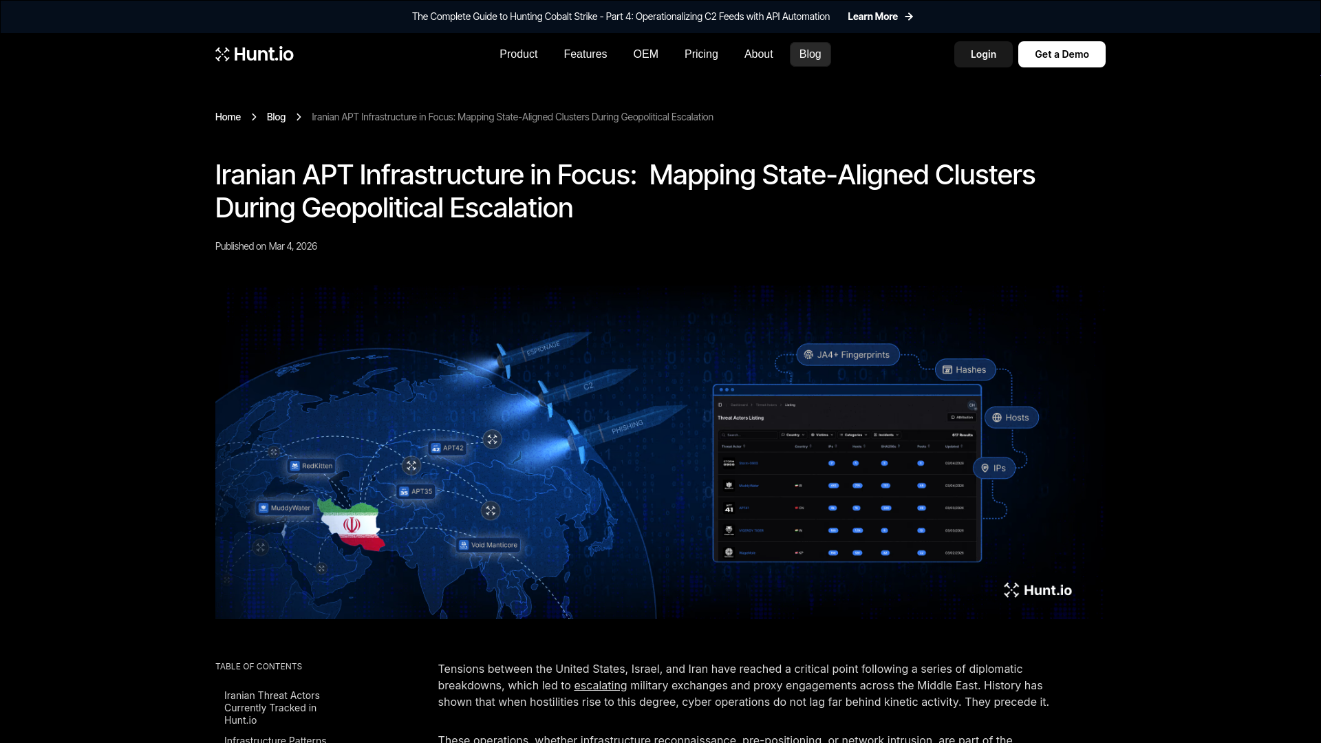 Iranian APT Infrastructure in Focus: Mapping State-Aligned Clusters During Geopolitical Escalation