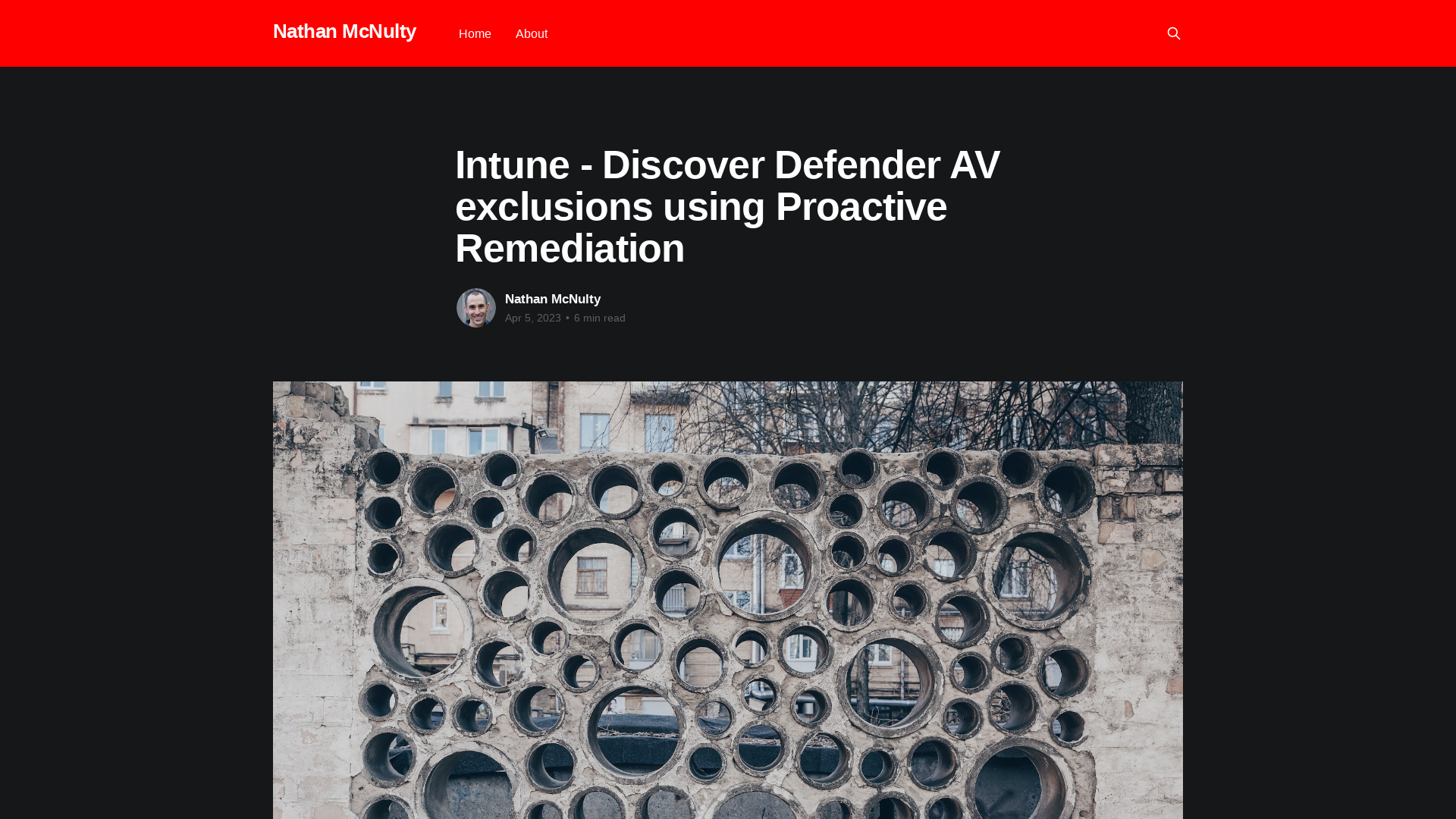 Intune - Discover Defender AV exclusions using Proactive Remediation