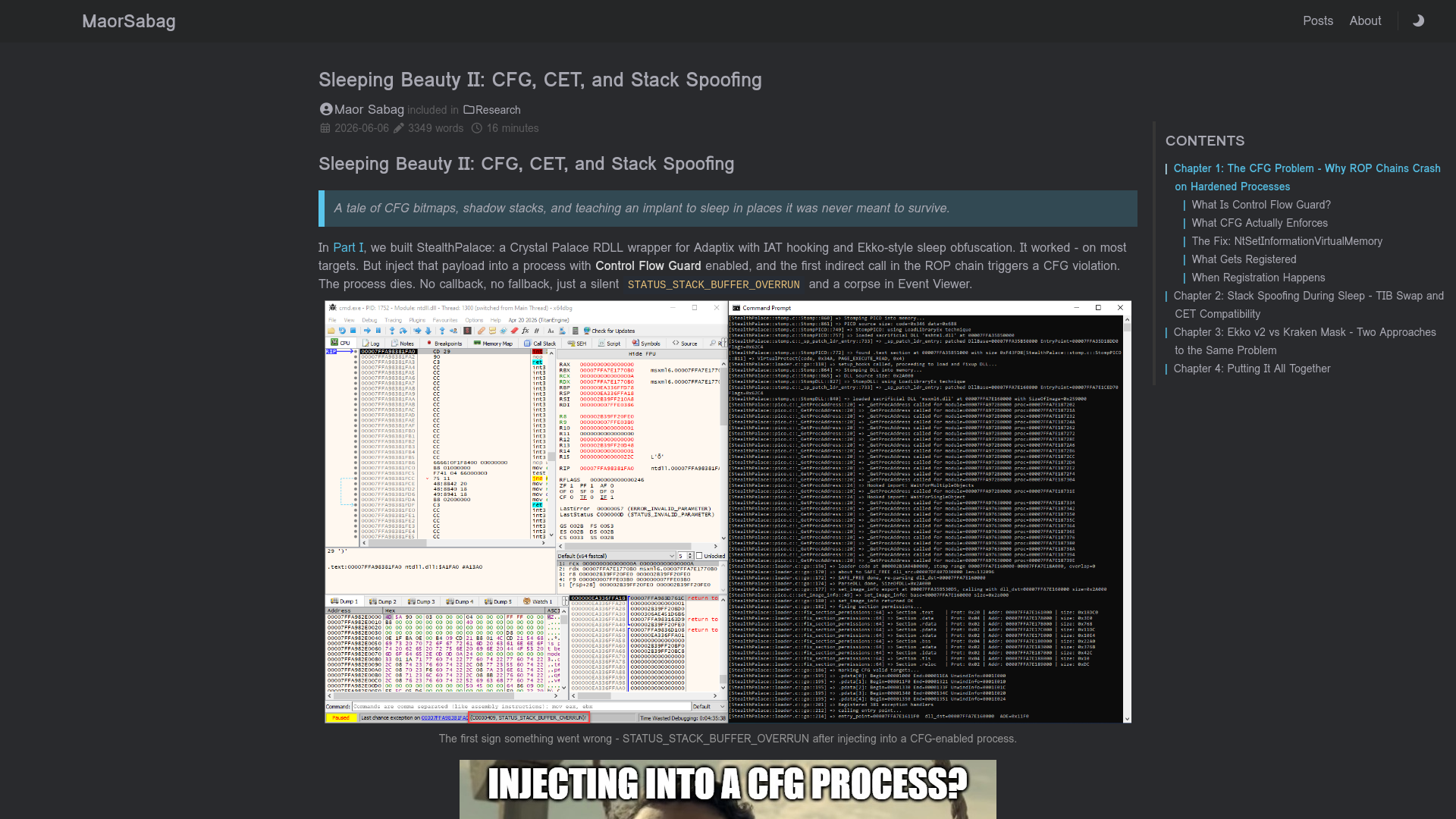 Sleeping Beauty II: CFG, CET, and Stack Spoofing - MaorSabag's Blog