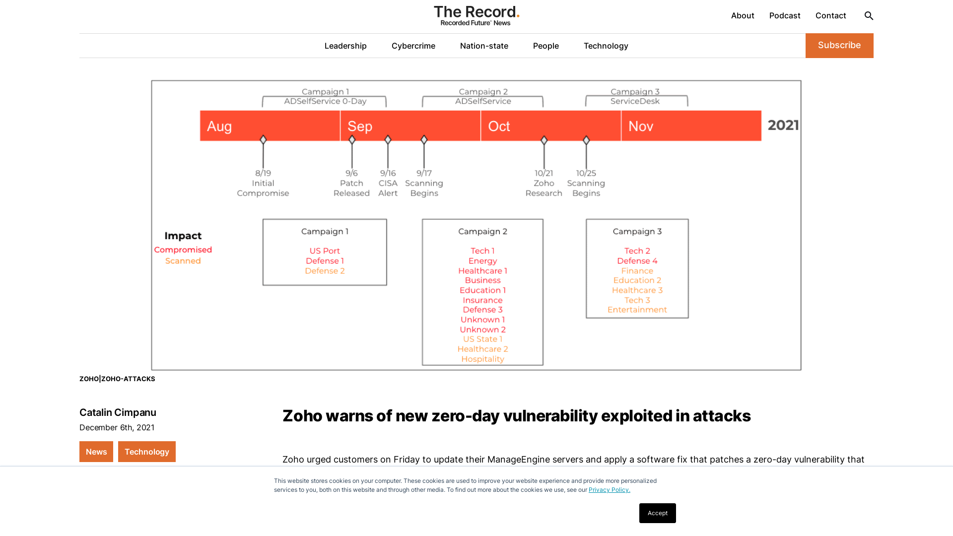 Zoho warns of new zero-day vulnerability exploited in attacks