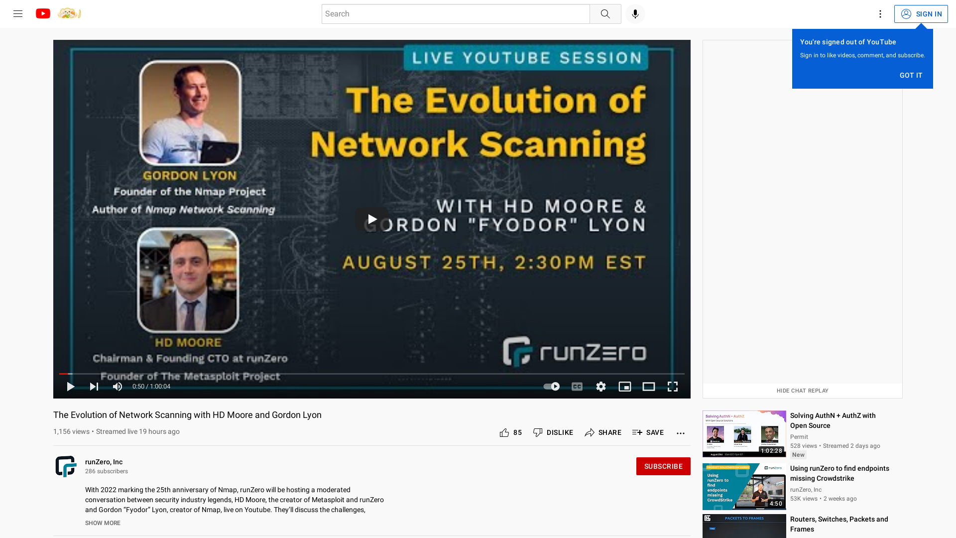 The Evolution of Network Scanning with HD Moore and Gordon Lyon - YouTube