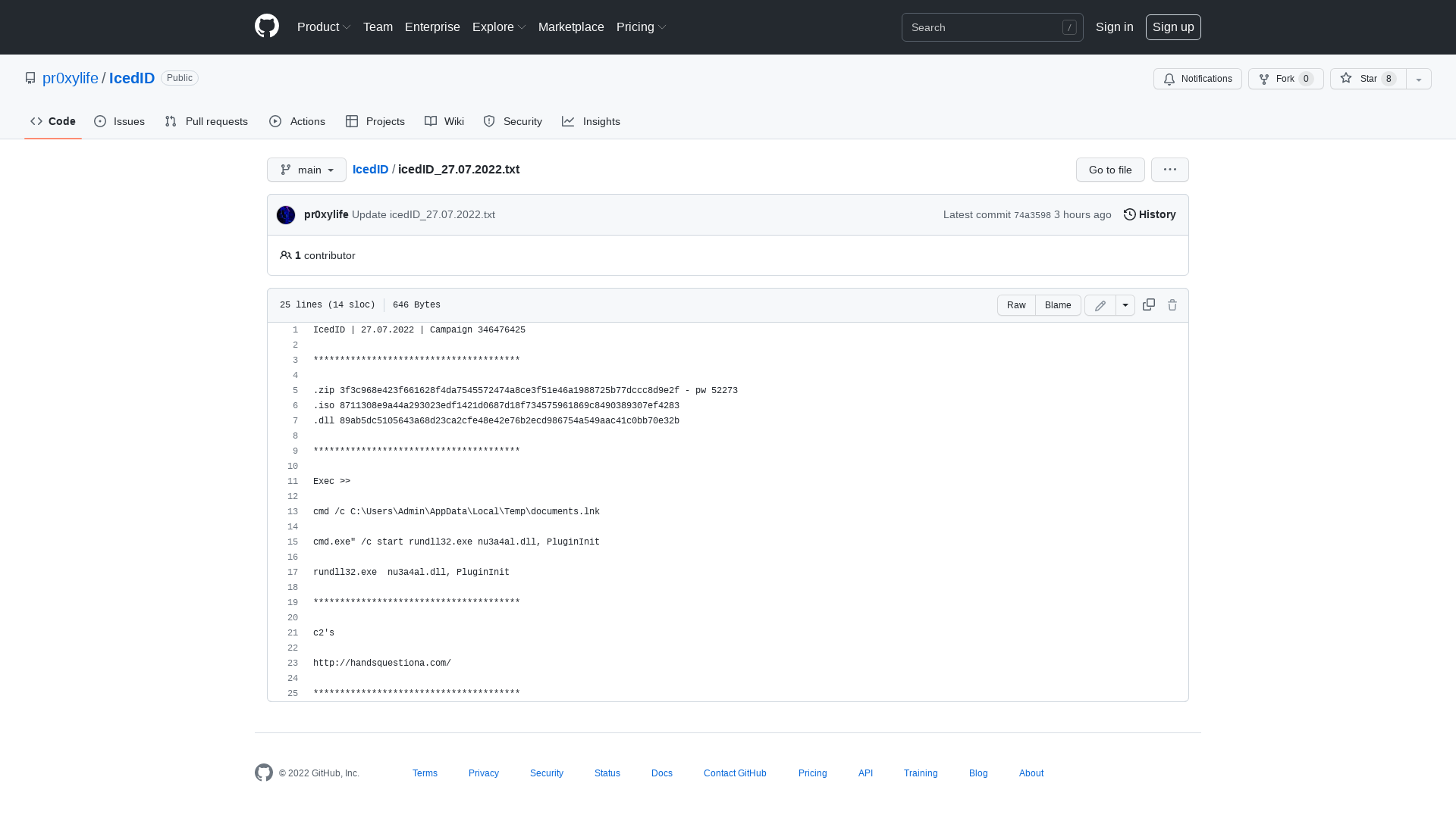 IcedID/icedID_27.07.2022.txt at main · pr0xylife/IcedID · GitHub