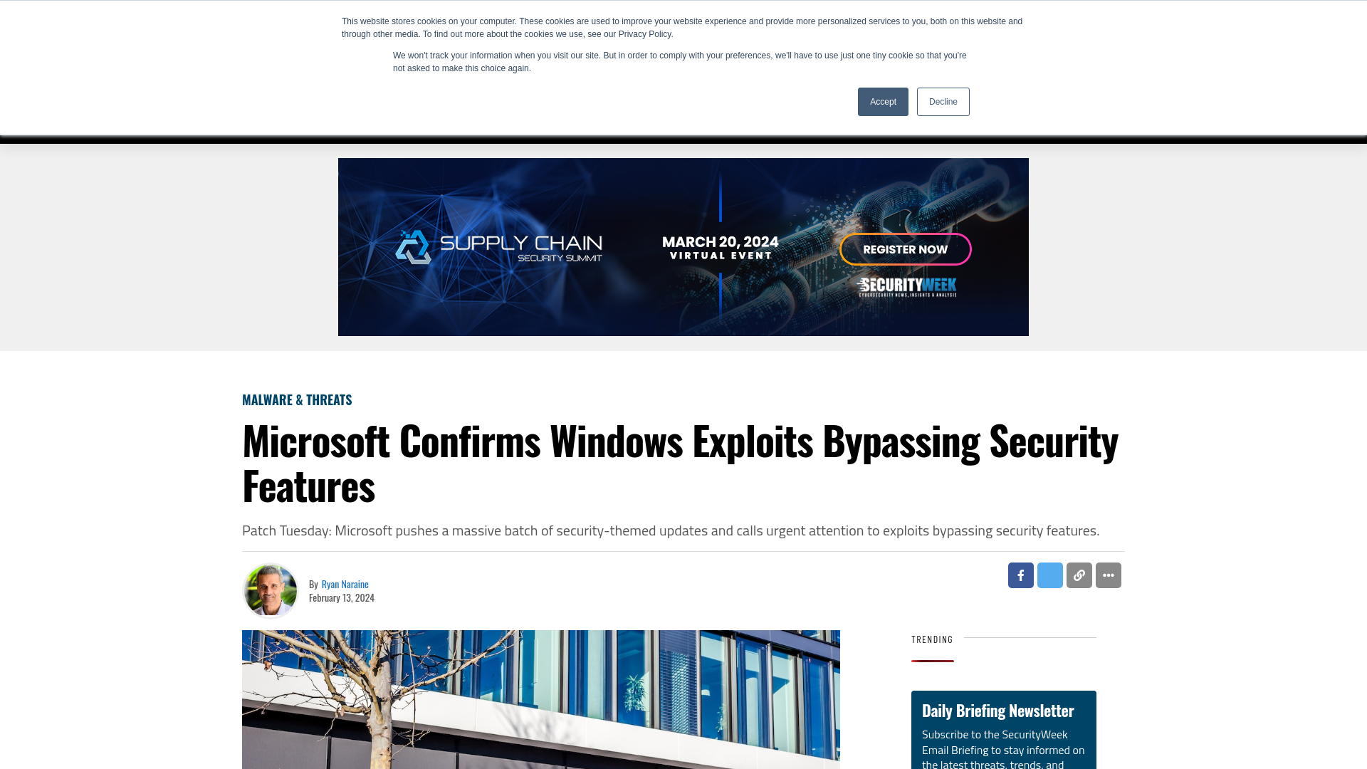 Microsoft Confirms Windows Exploits Bypassing Security Features - SecurityWeek